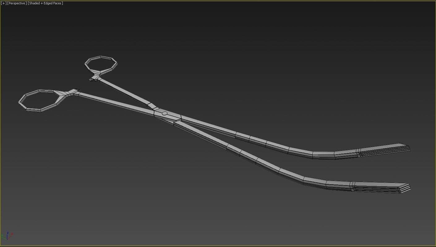 Medical Scissors 3D model_21