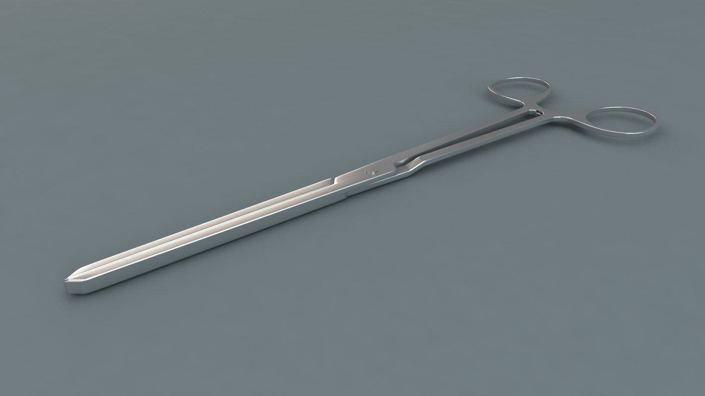 Medical Scissors 3D model_5