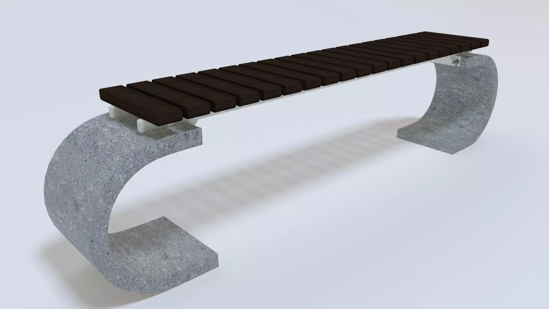 Park Bench Free 3D model