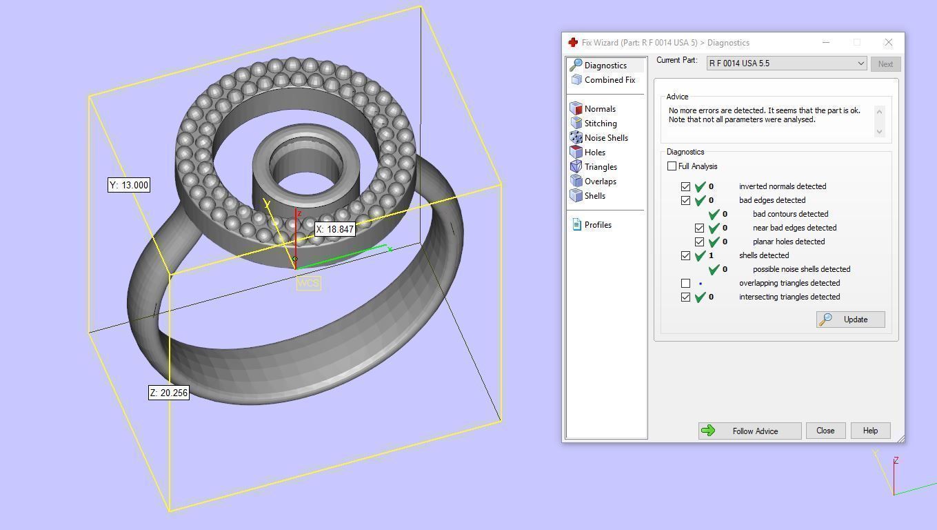 Ring Fashion Circle inside circle R 0145 3D print model_6