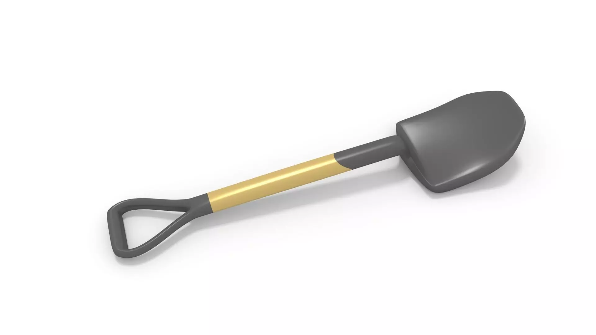 Shovel Small Low-poly 3D model