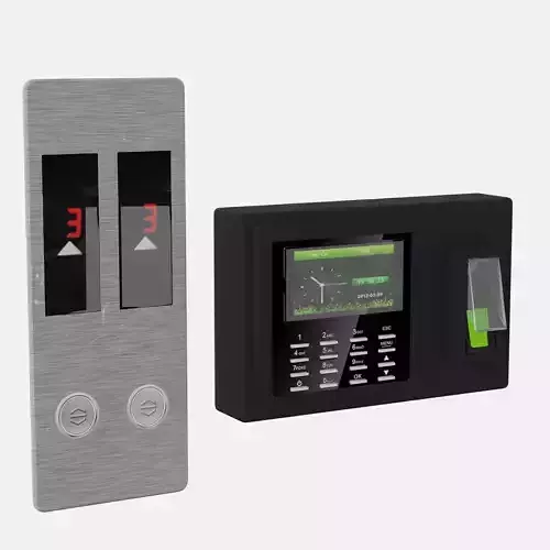 lift button 3D model
