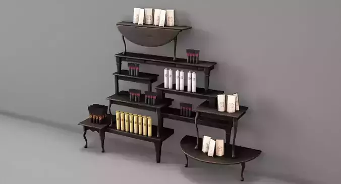 Shop furniture for perfumery