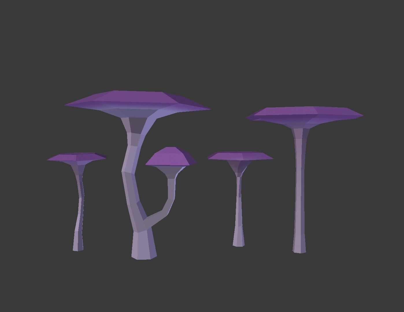 Mushroom Pack Low Poly Assets Low-poly 3D model_10