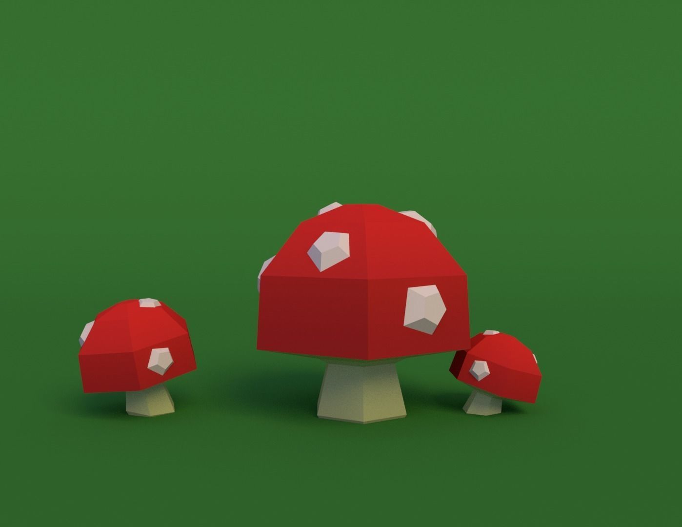 Mushroom Pack Low Poly Assets Low-poly 3D model_5
