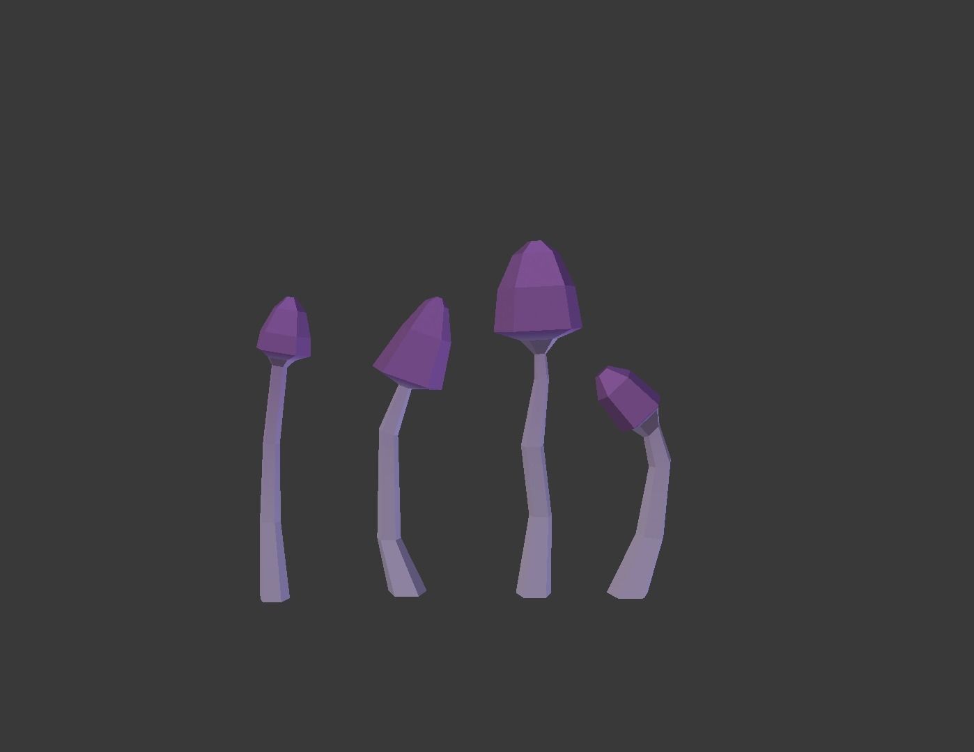 Mushroom Pack Low Poly Assets Low-poly 3D model_19