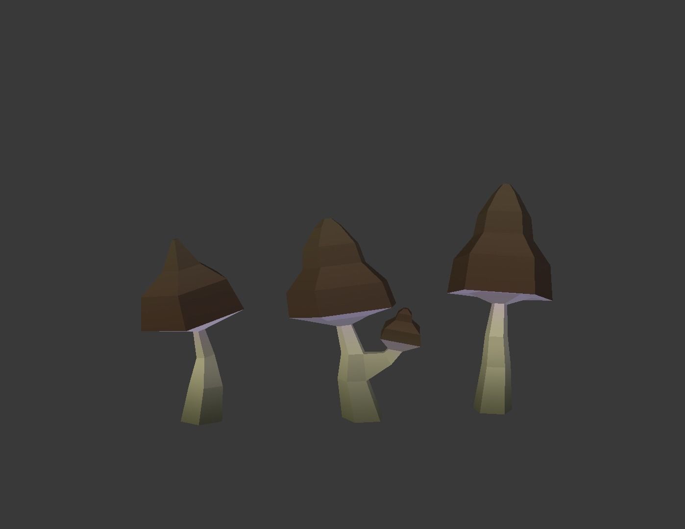 Mushroom Pack Low Poly Assets Low-poly 3D model_13