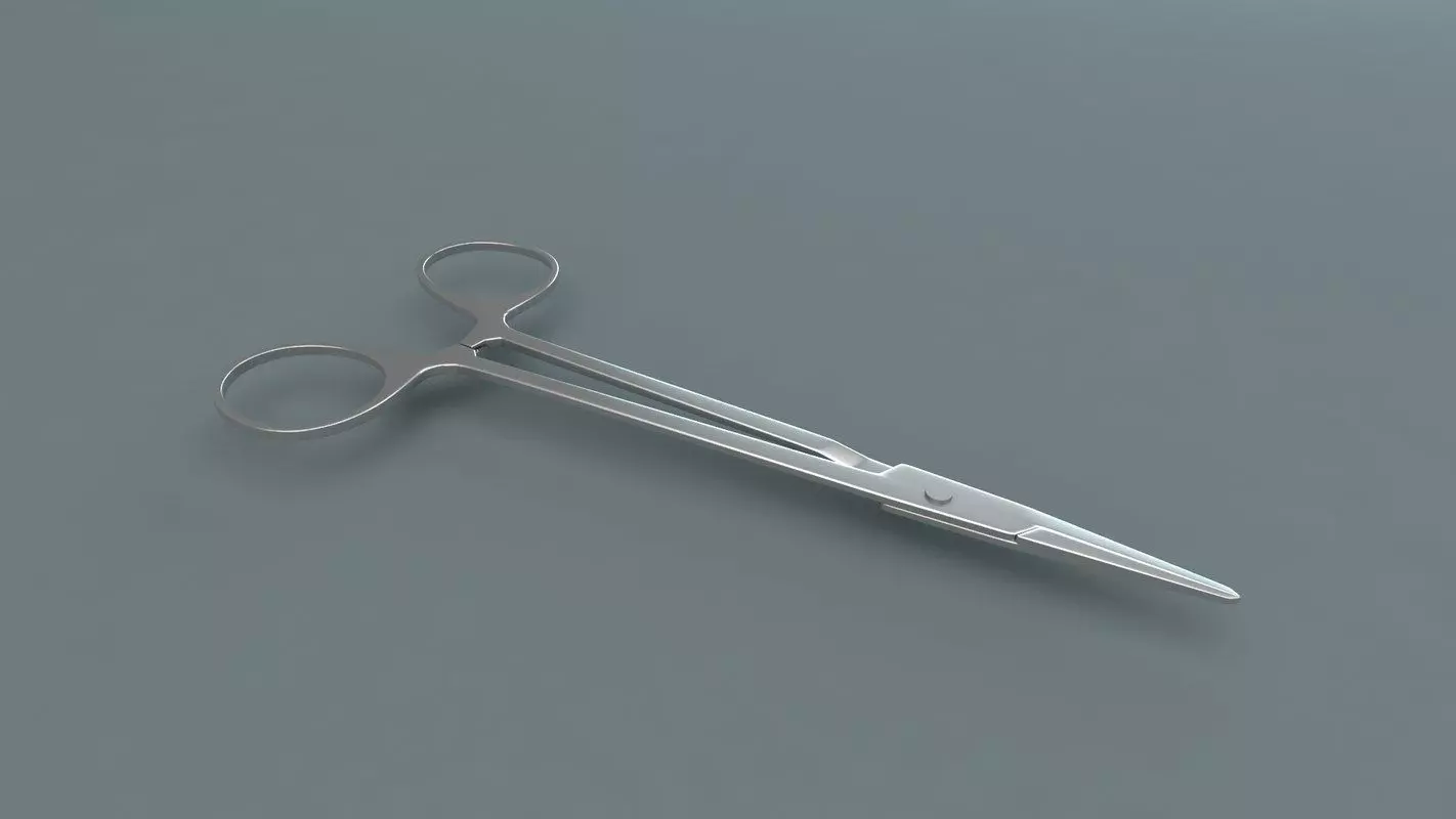 Medical Scissors 3D model_0