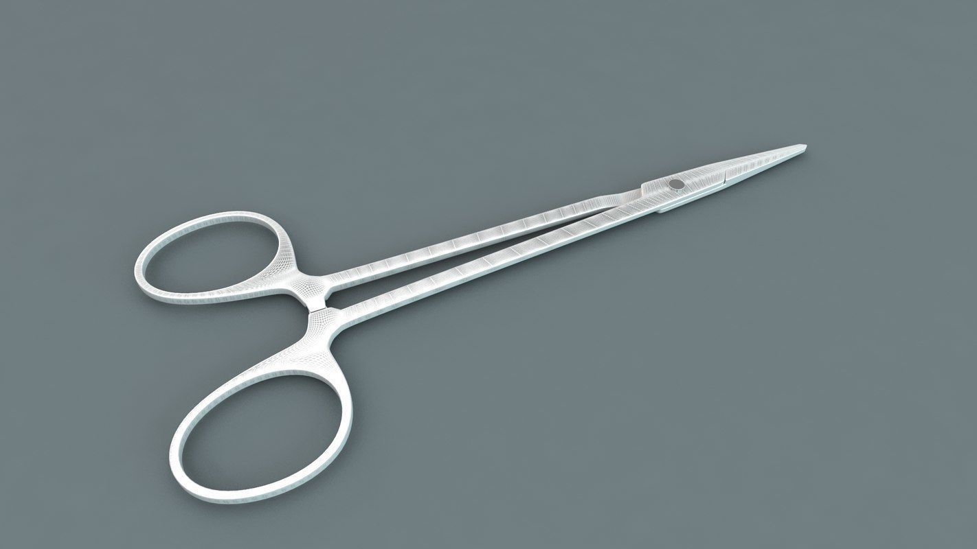 Medical Scissors 3D model_2