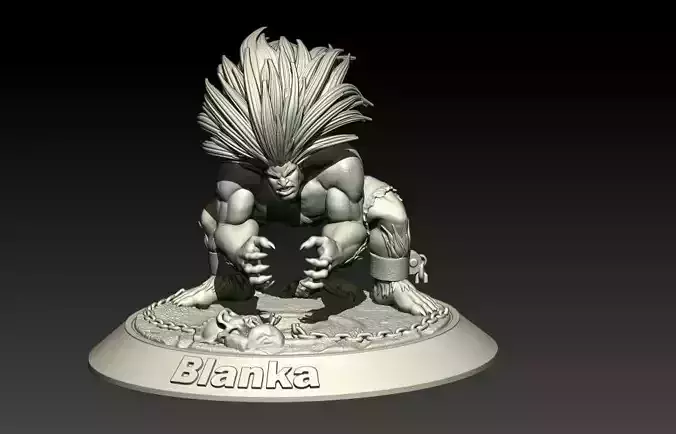 Street Fighter Blanka 3D print model