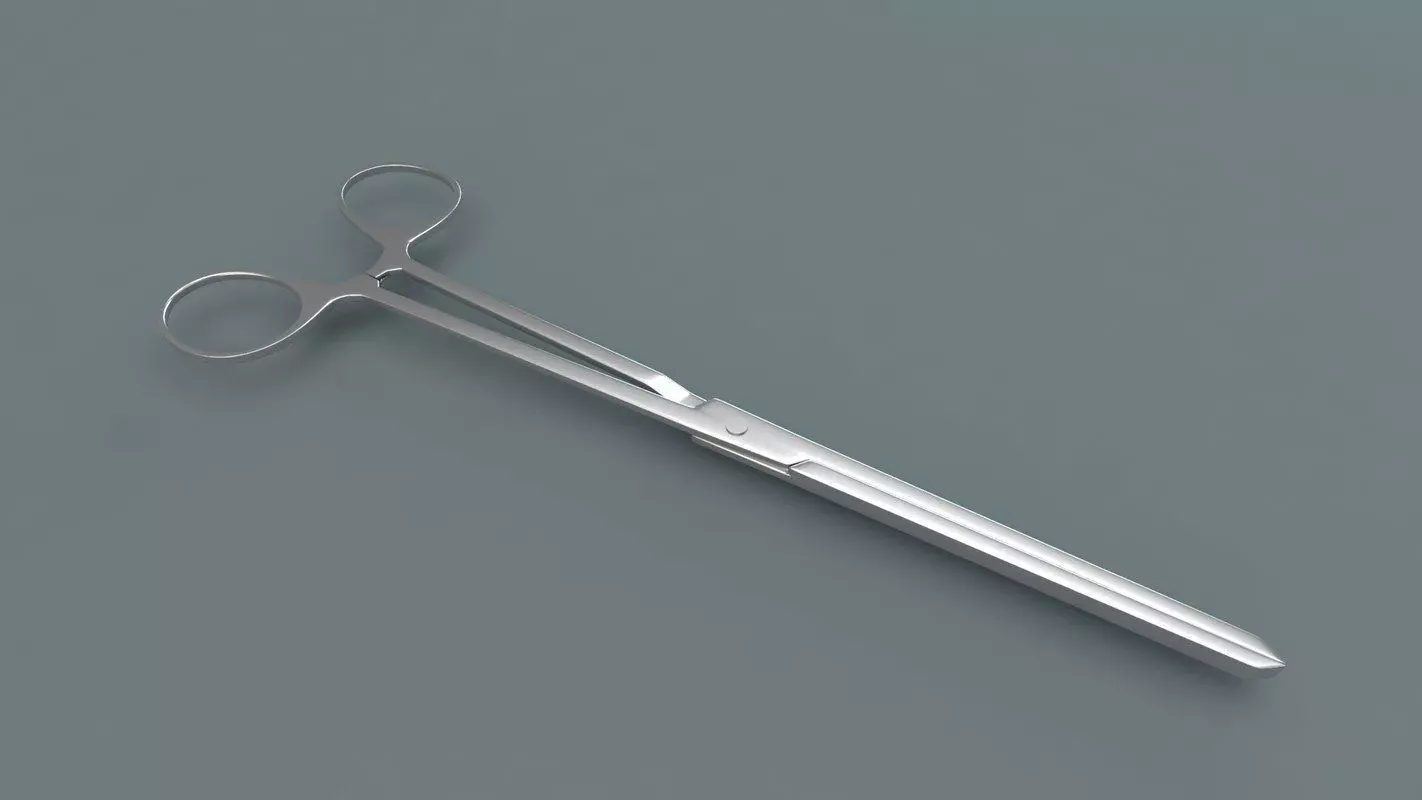 Medical Scissors 3D model_0