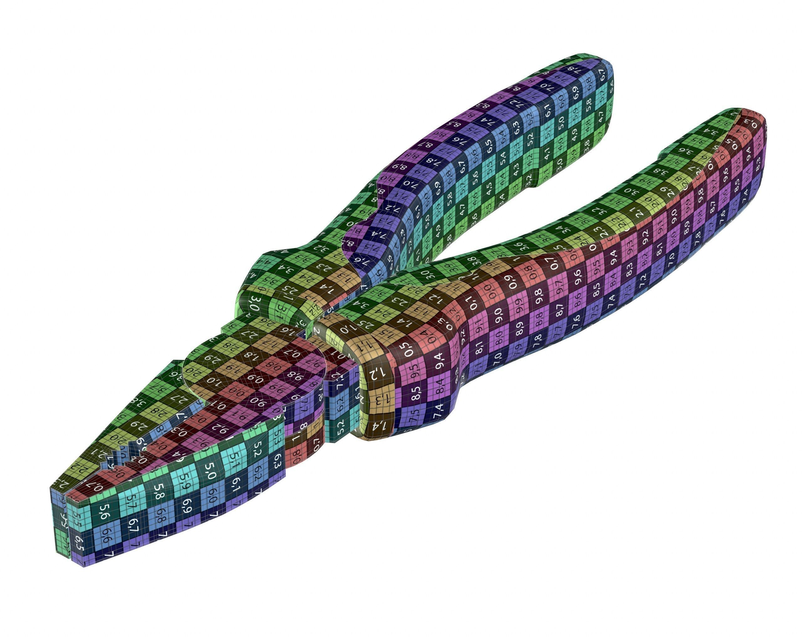 Combination Pliers 3D model_8