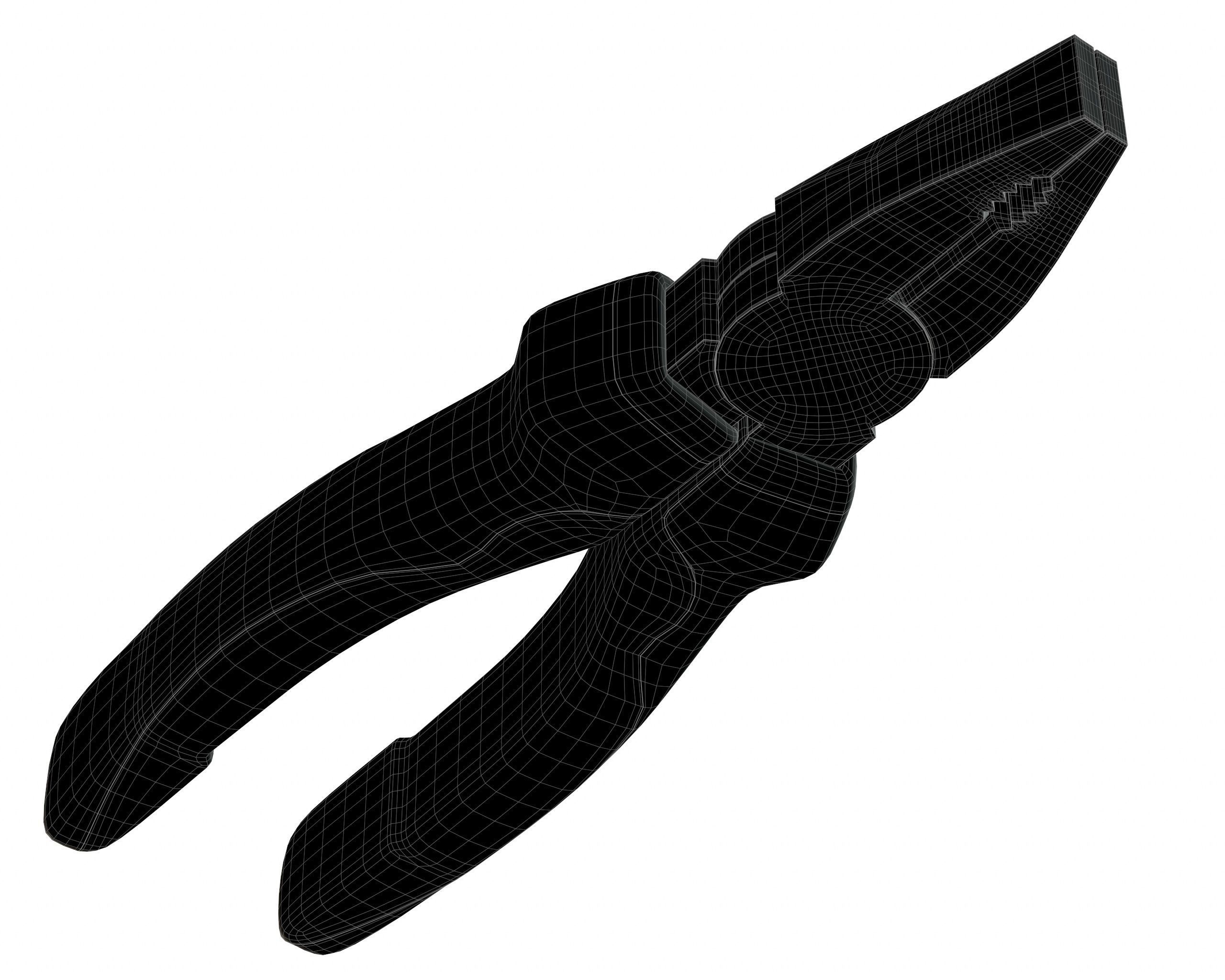 Combination Pliers 3D model_7