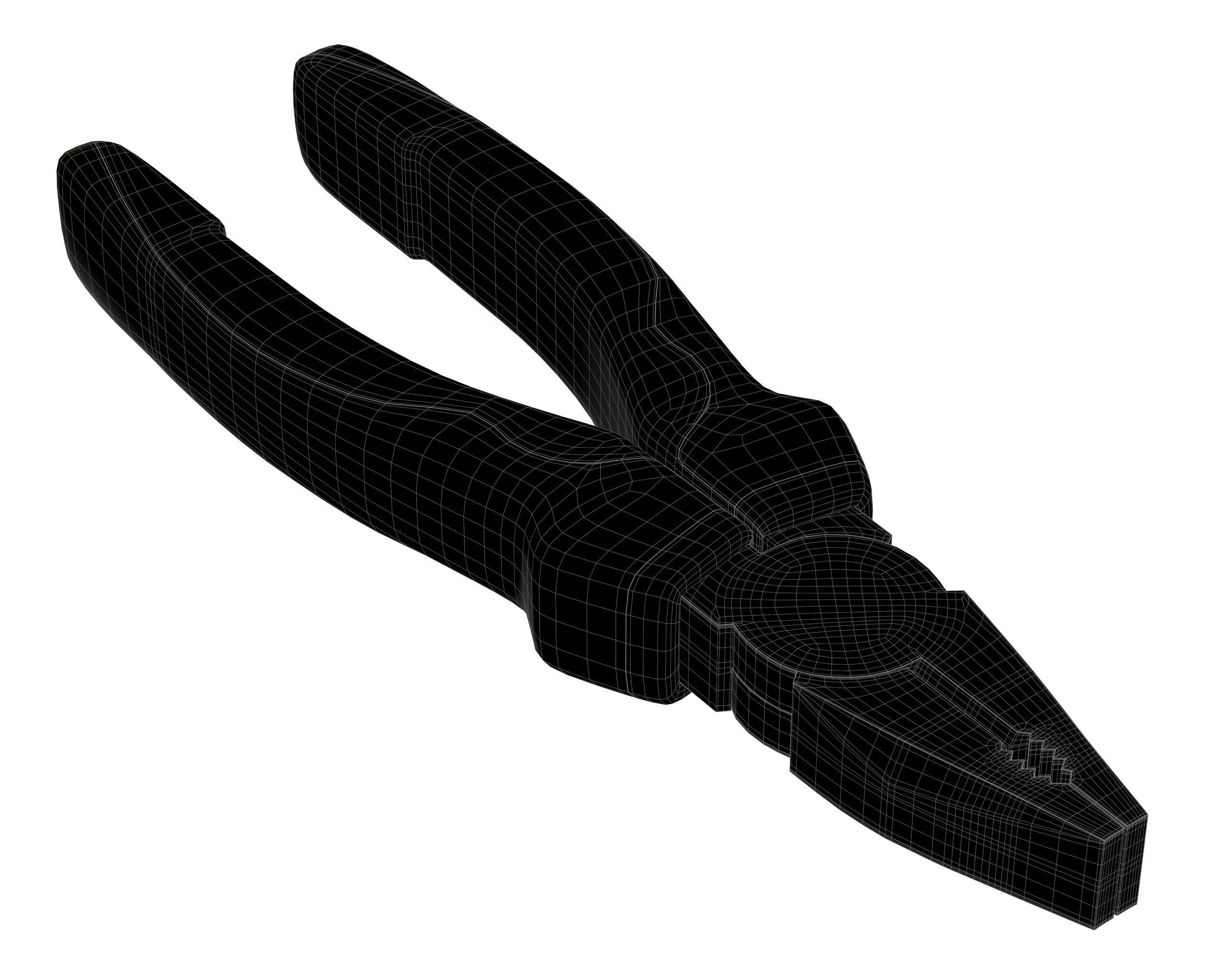 Combination Pliers 3D model_6