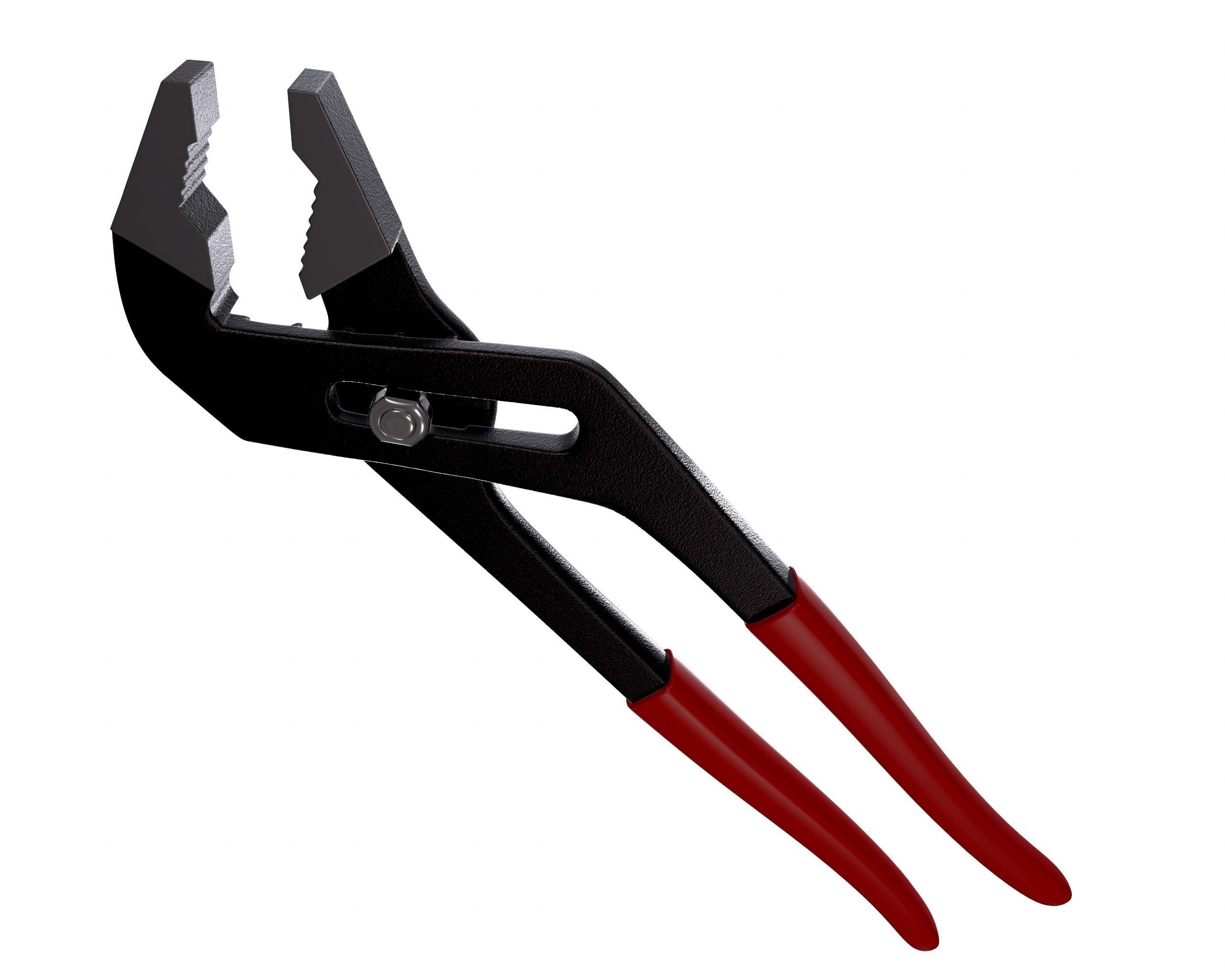 Groove Joint Water Pump Pliers 3D model_2