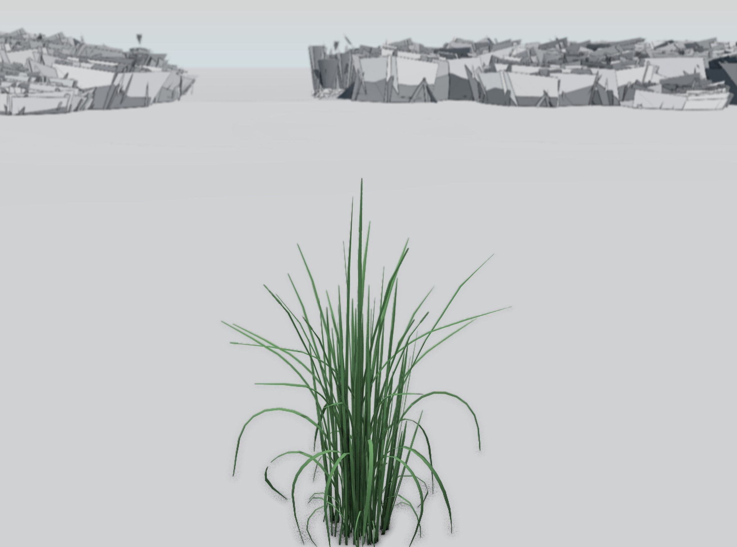Reeds - Object 38 Low-poly 3D model_36