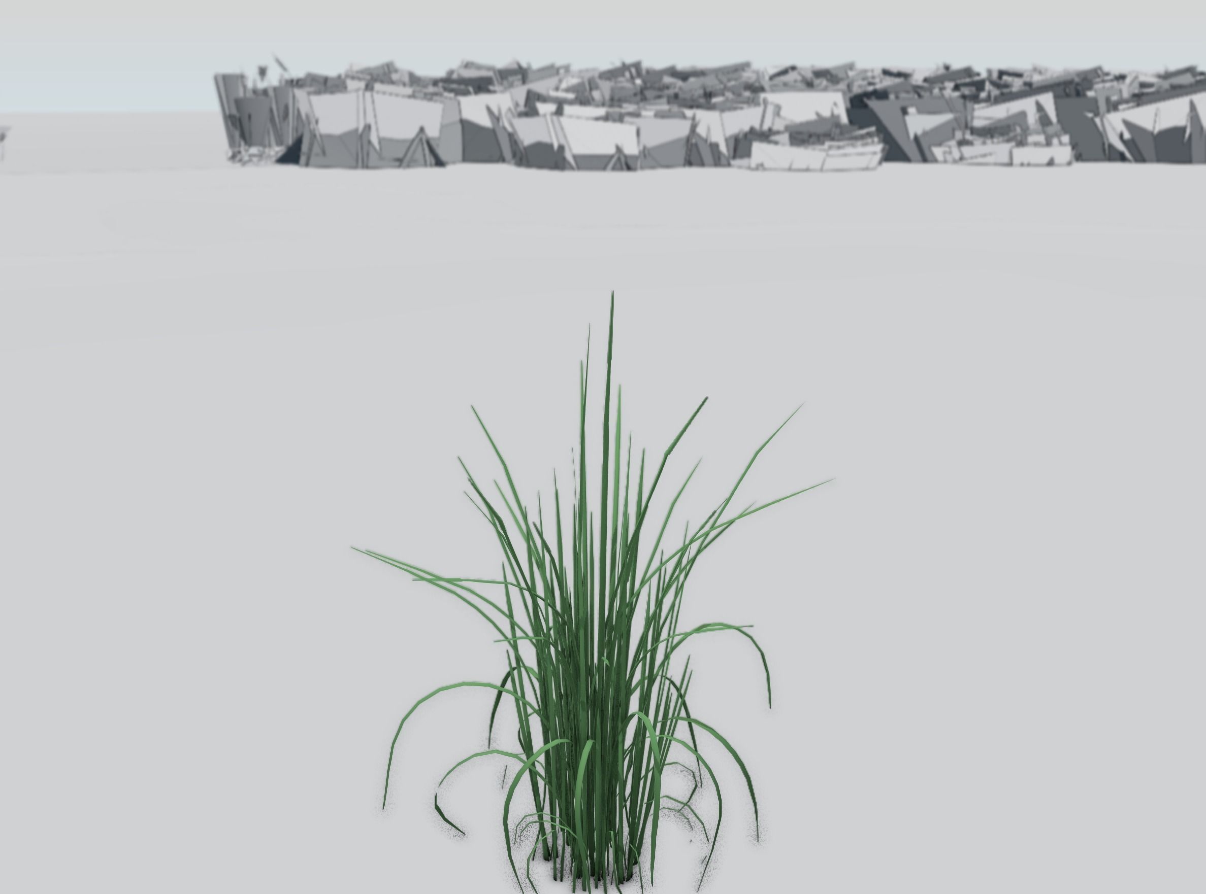 Reeds - Object 38 Low-poly 3D model_34