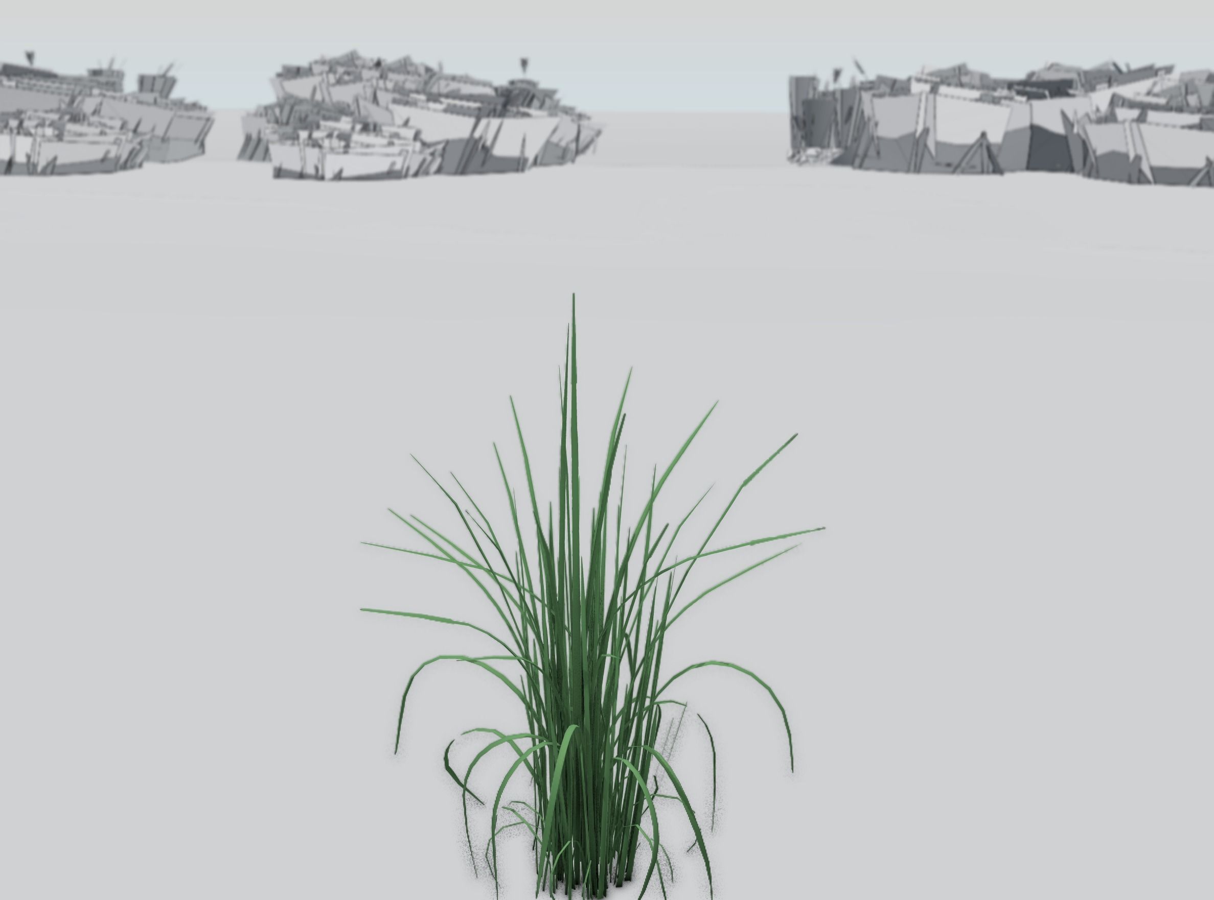 Reeds - Object 38 Low-poly 3D model_38