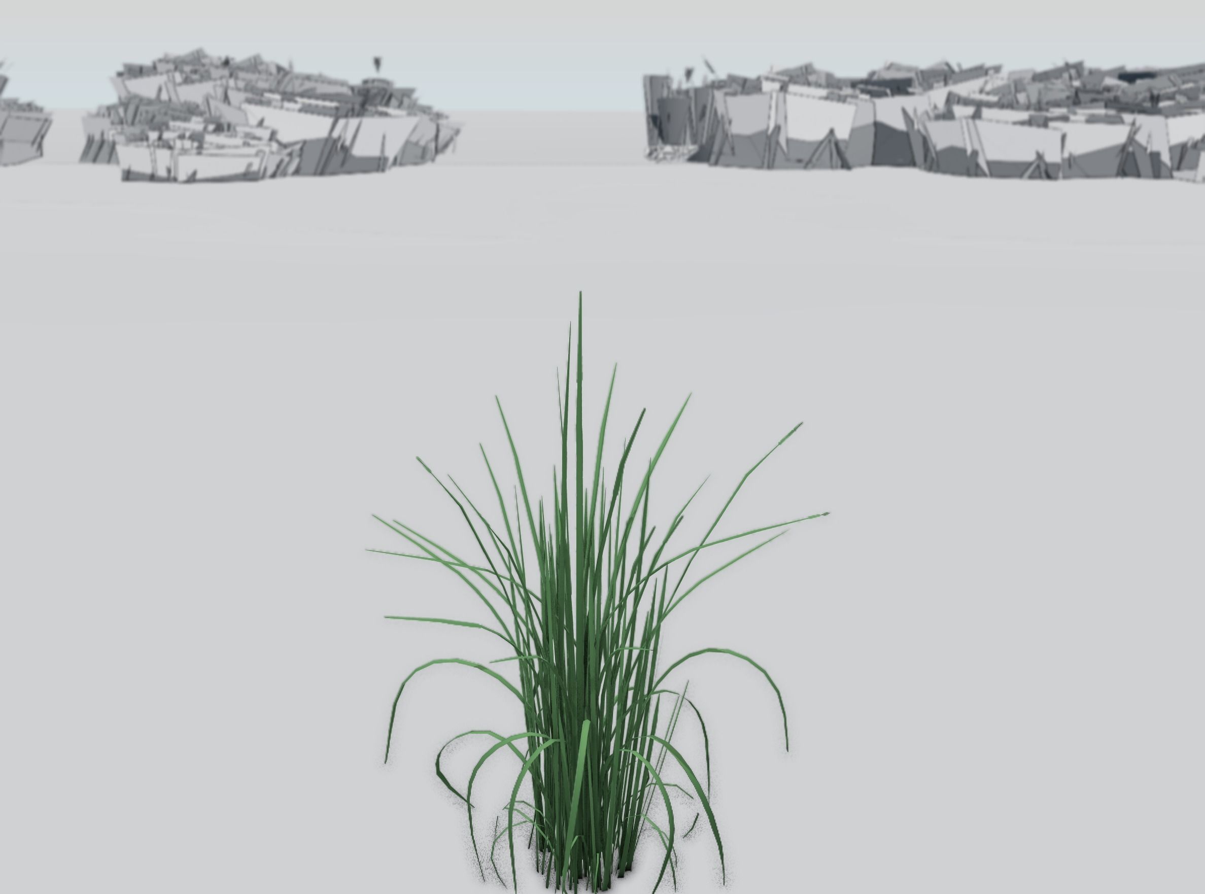 Reeds - Object 38 Low-poly 3D model_37