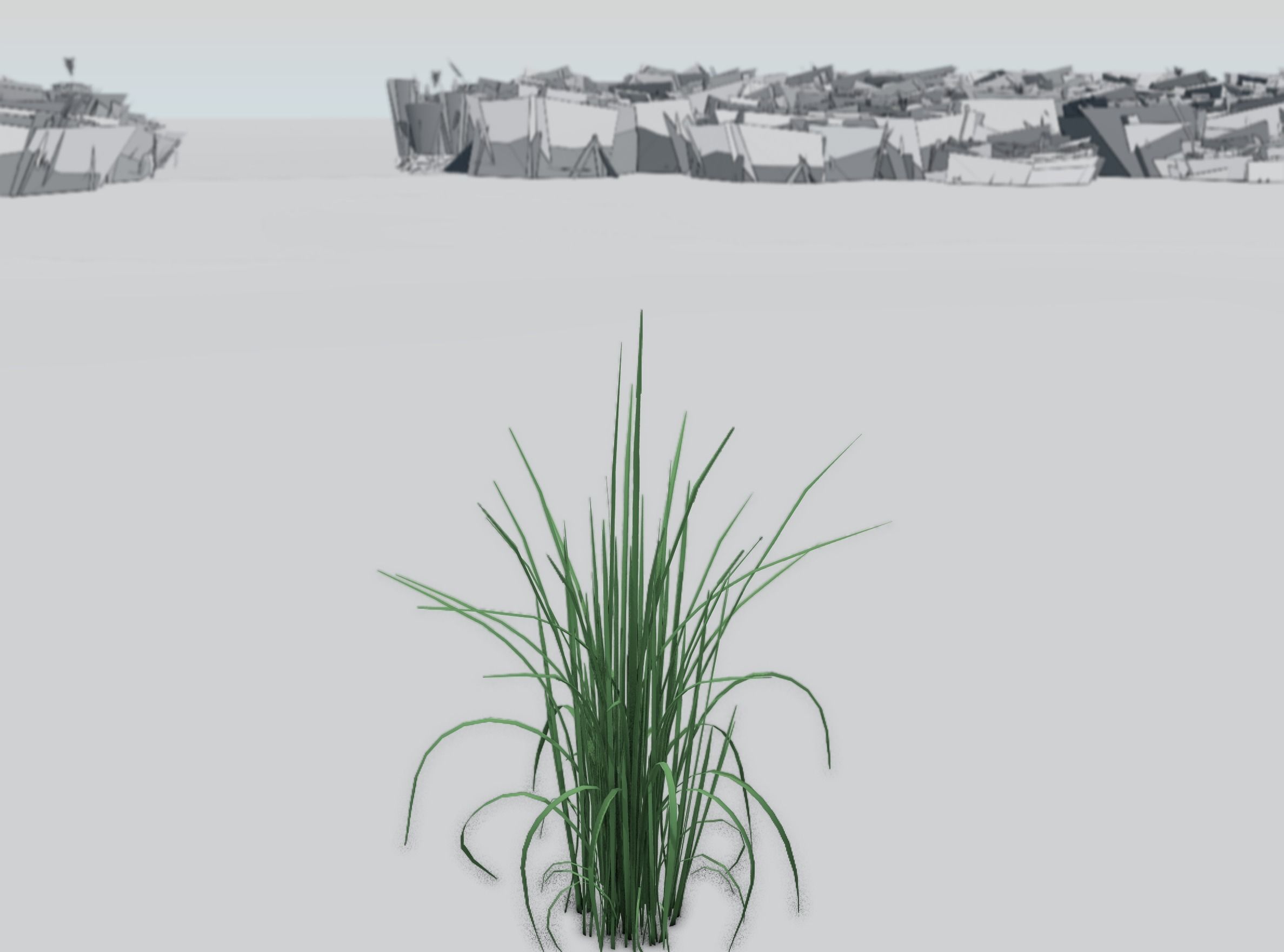 Reeds - Object 38 Low-poly 3D model_35