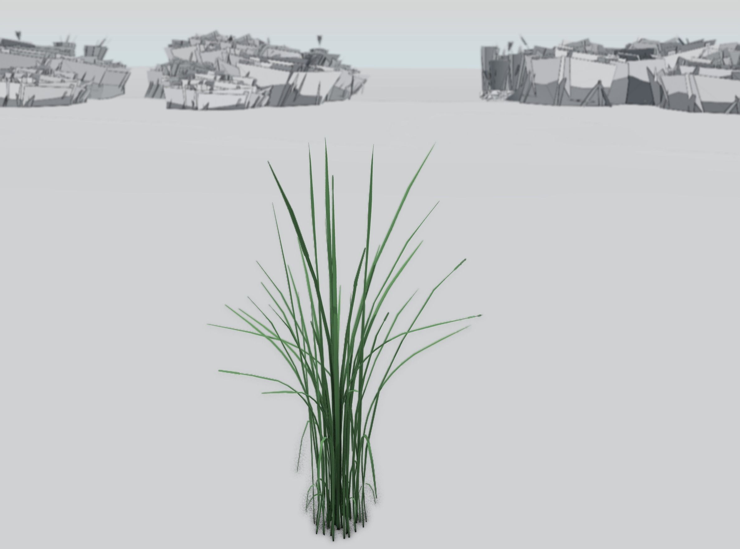 Reeds - Object 39 Low-poly 3D model_37