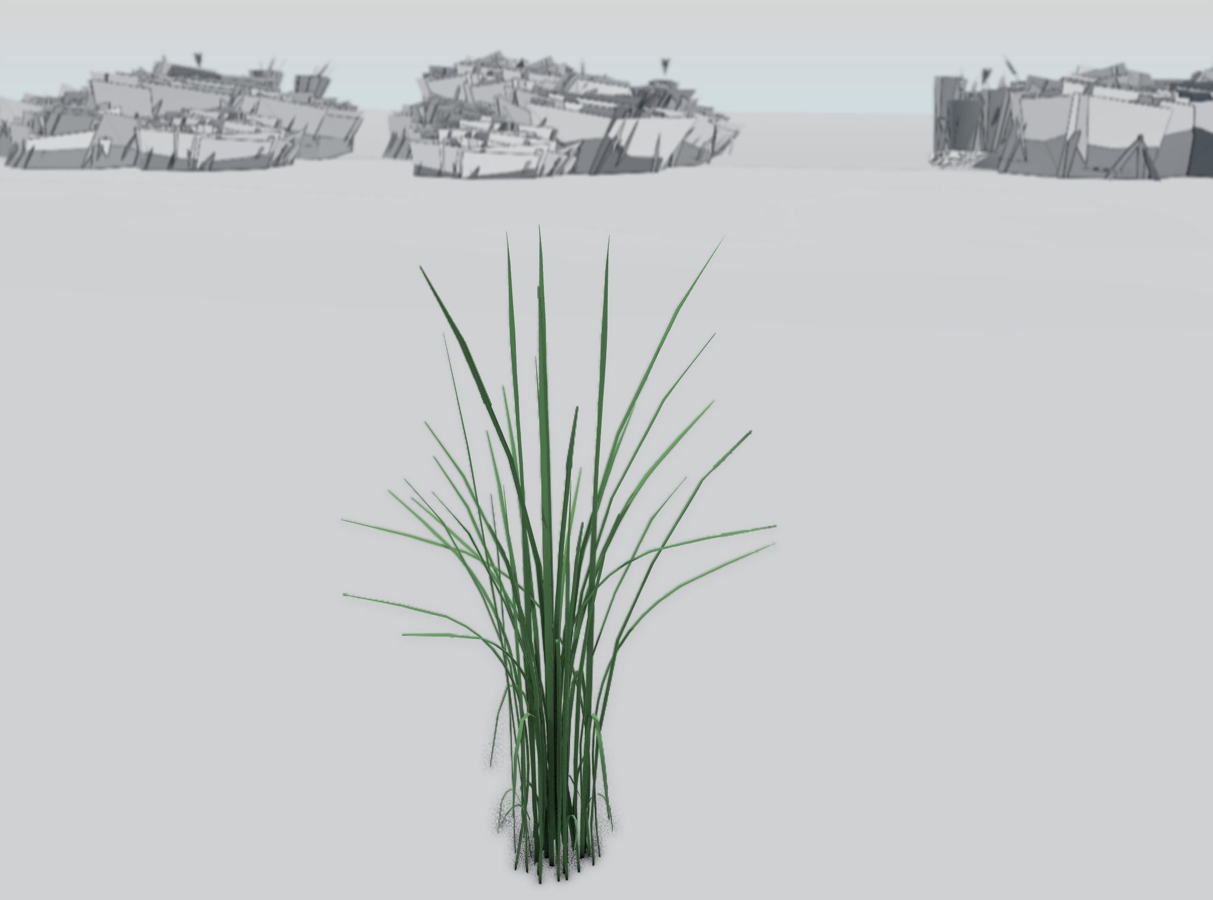 Reeds - Object 39 Low-poly 3D model_38