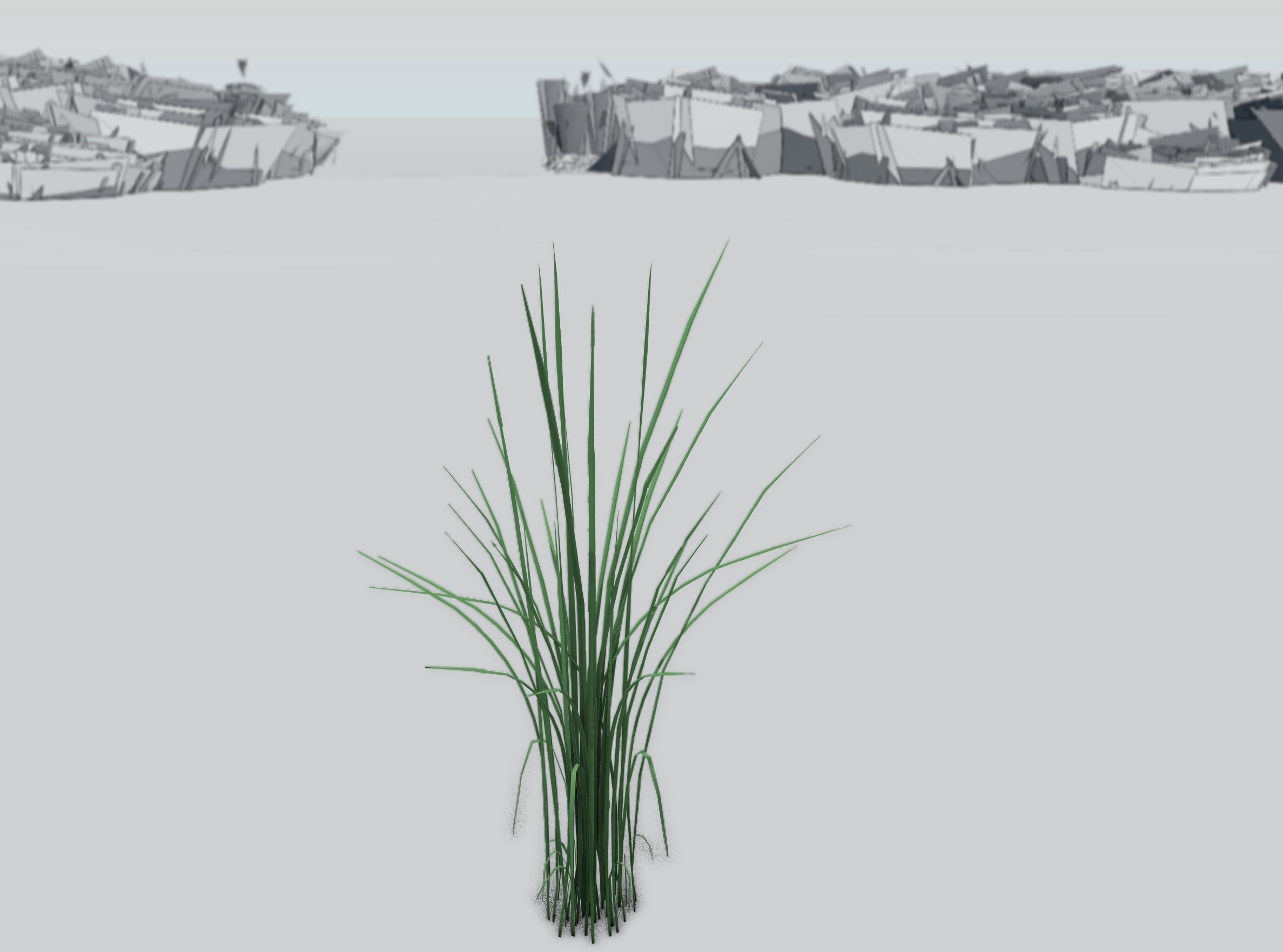 Reeds - Object 39 Low-poly 3D model_35