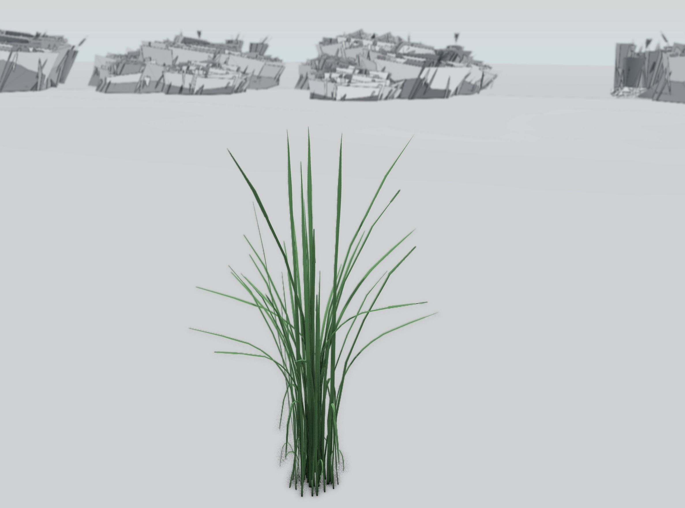 Reeds - Object 39 Low-poly 3D model_39