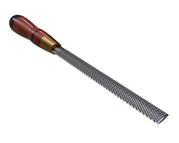 Half Round Wood Course Cut Rasp 3D model