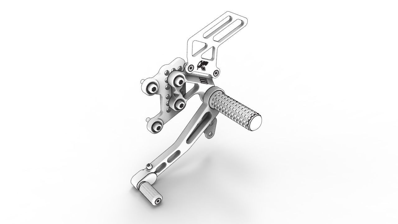 Giamoto CNC Rearset 3D model_4