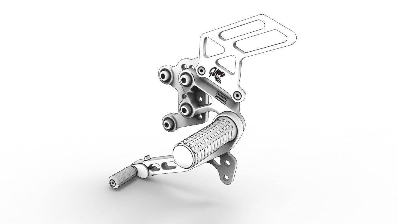 Giamoto CNC Rearset 3D model_5
