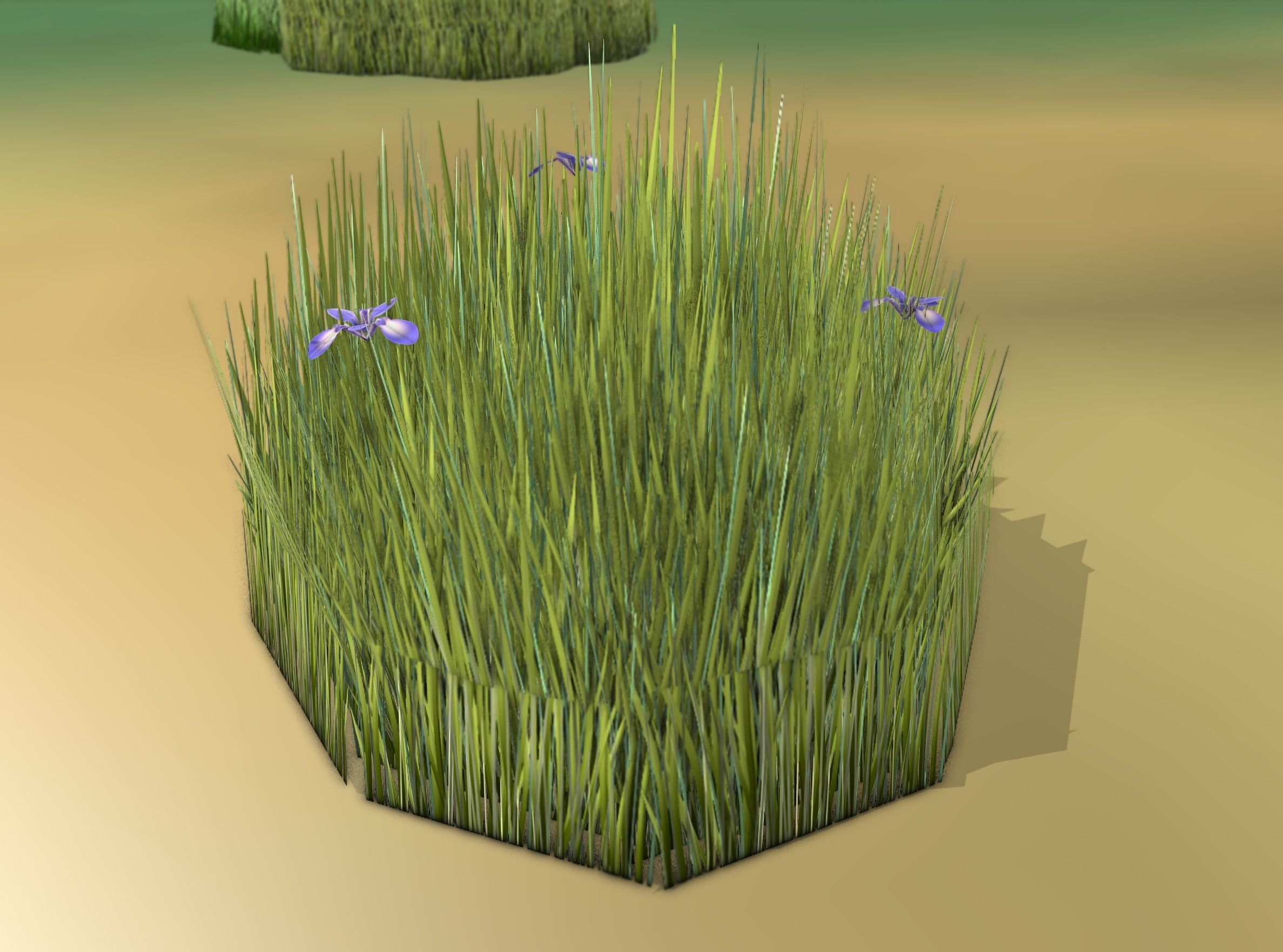 Reeds - Object 48 Low-poly 3D model_14