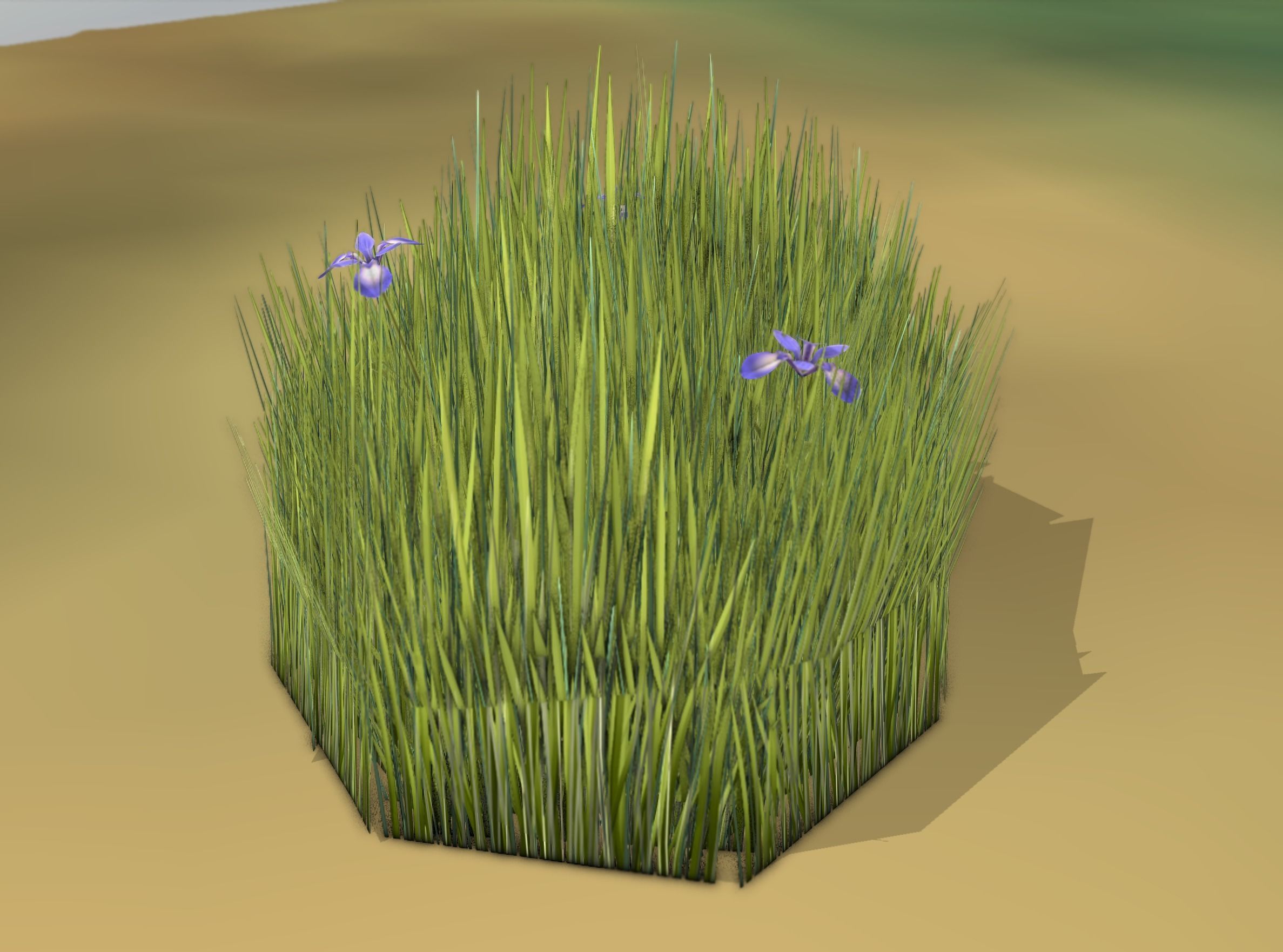 Reeds - Object 48 Low-poly 3D model_48