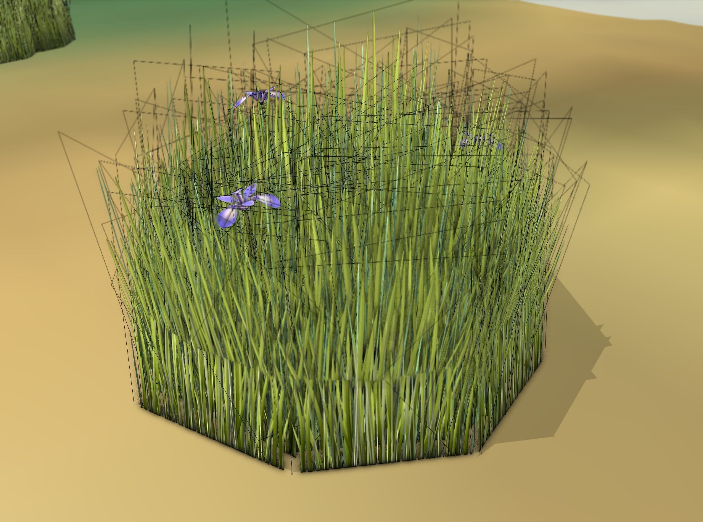 Reeds - Object 48 Low-poly 3D model_10