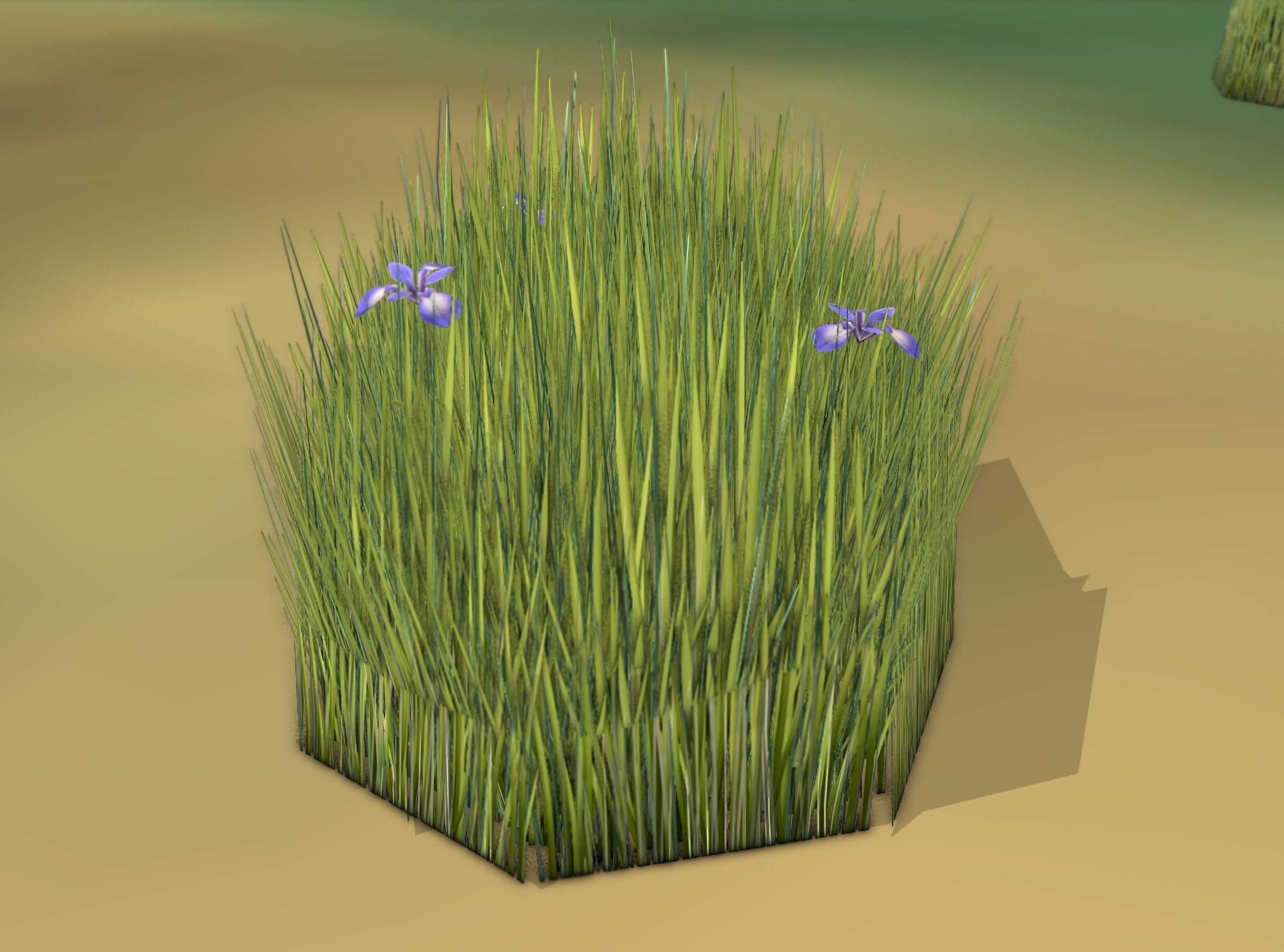 Reeds - Object 48 Low-poly 3D model_45