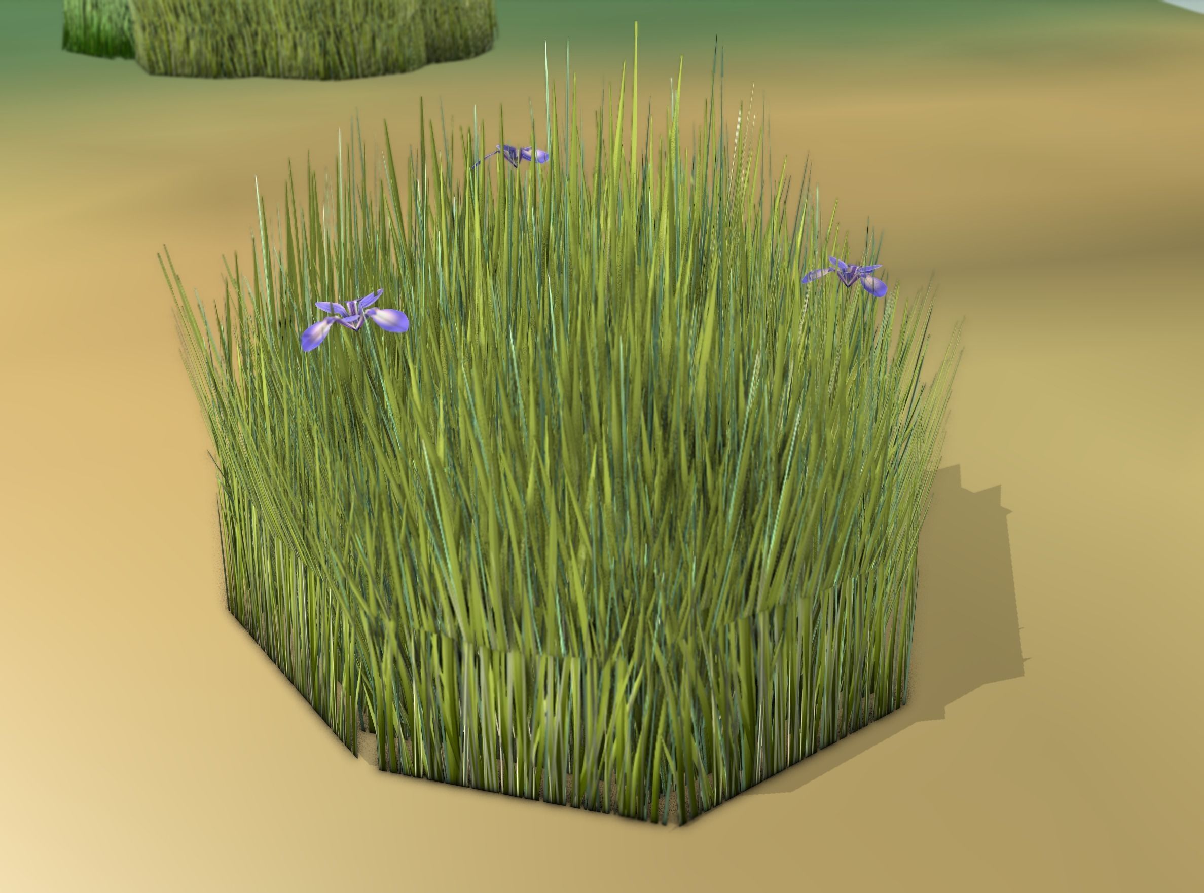 Reeds - Object 48 Low-poly 3D model_13