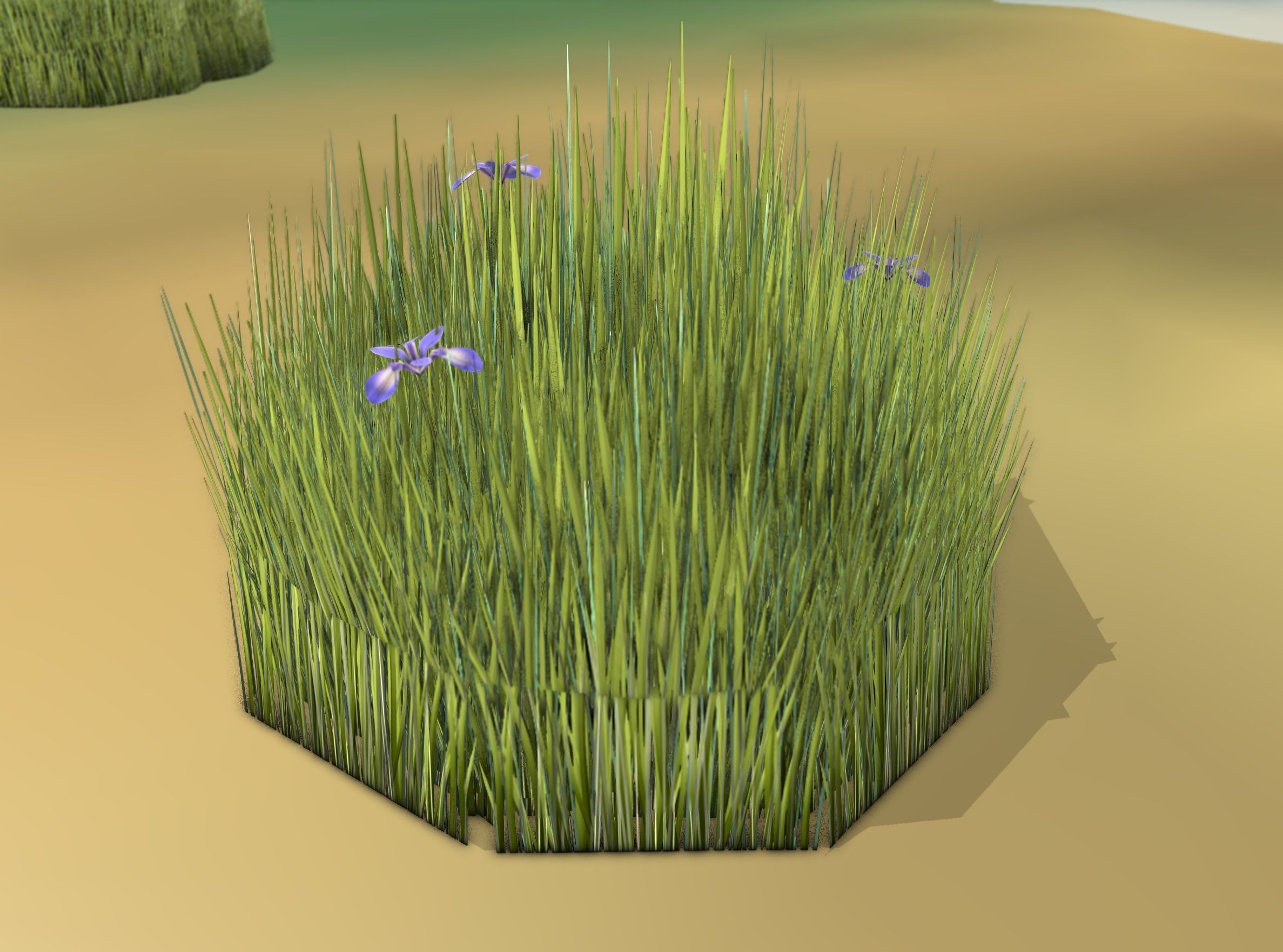 Reeds - Object 48 Low-poly 3D model_11