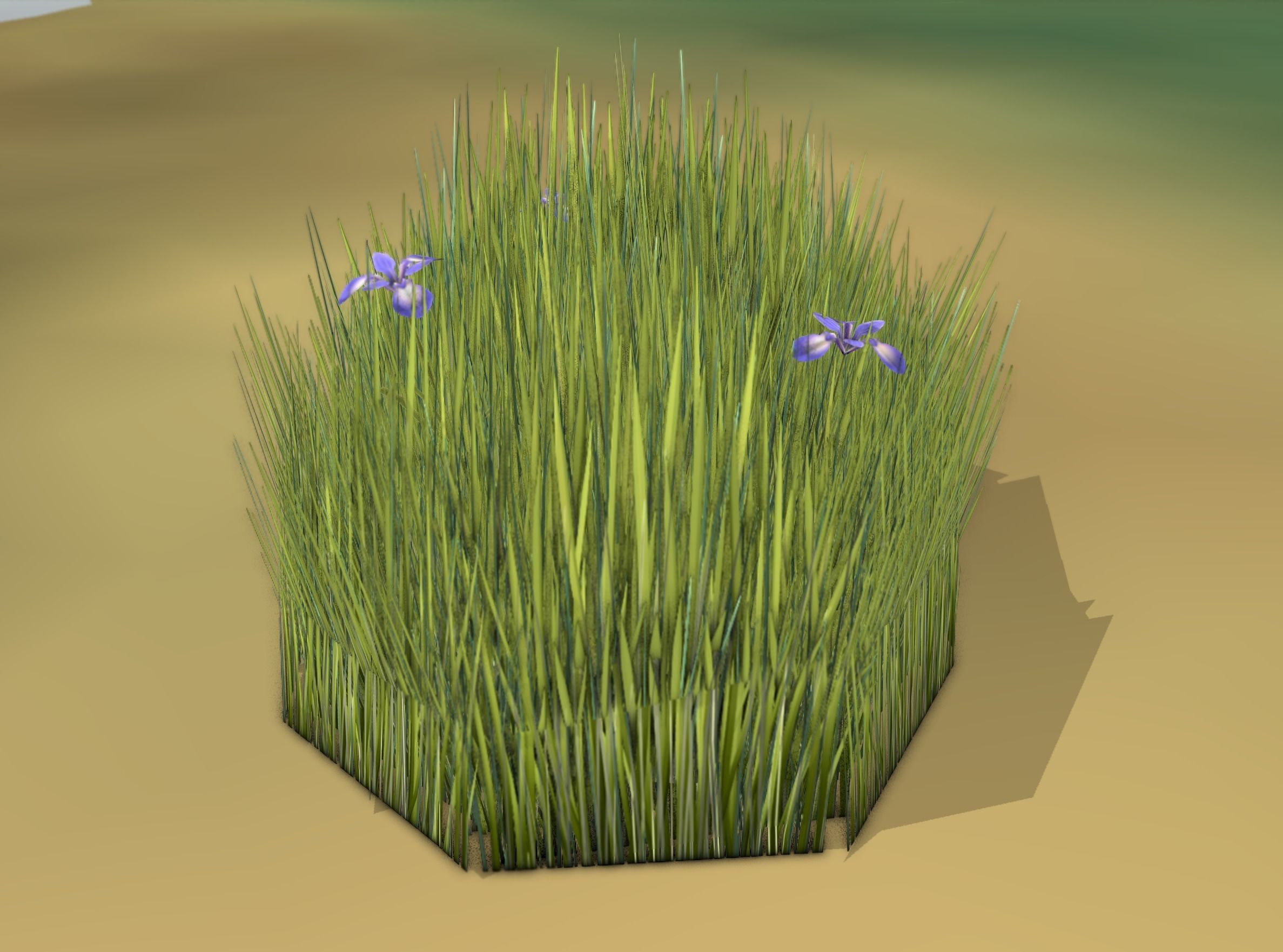 Reeds - Object 48 Low-poly 3D model_46