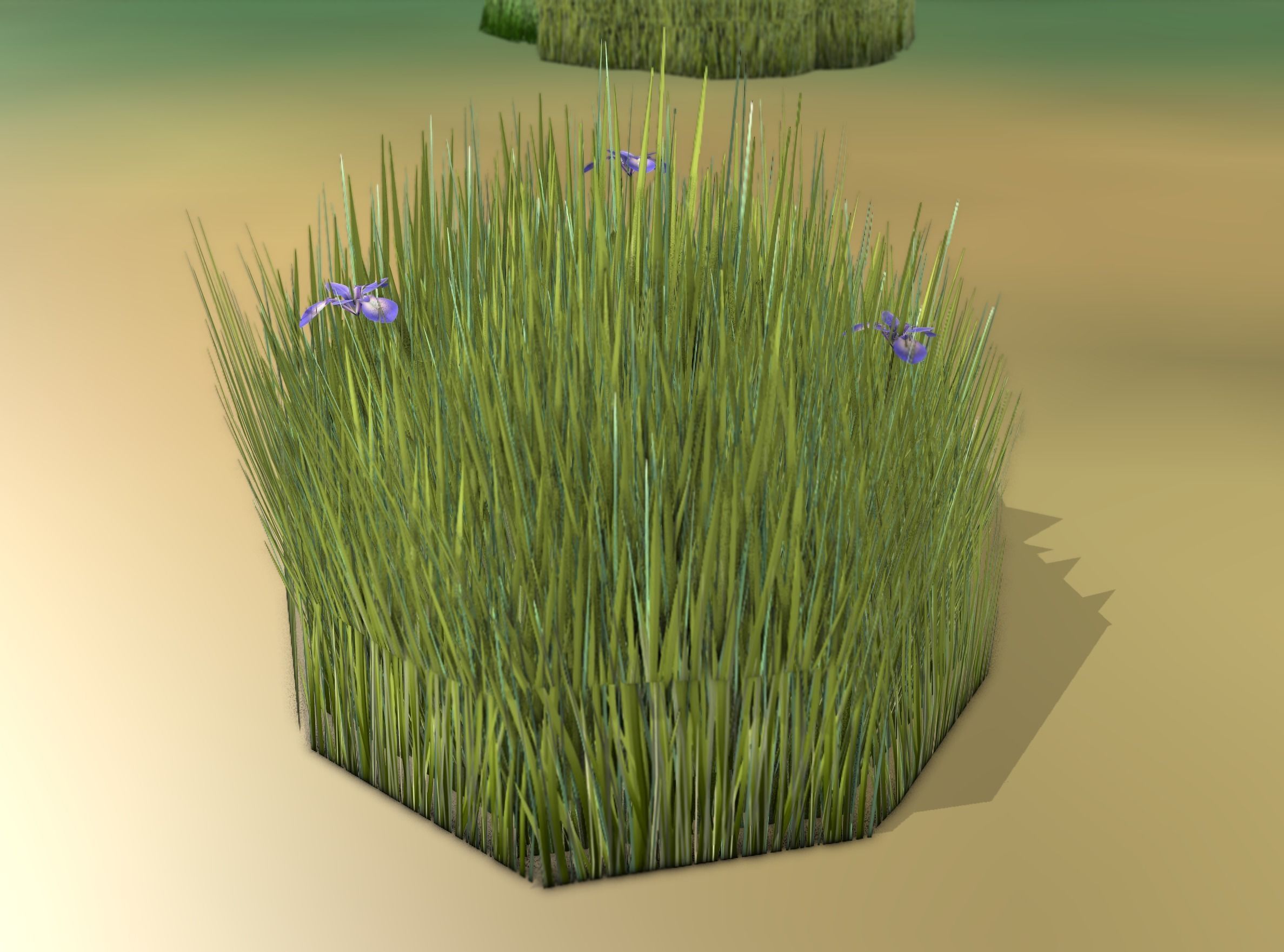 Reeds - Object 48 Low-poly 3D model_16