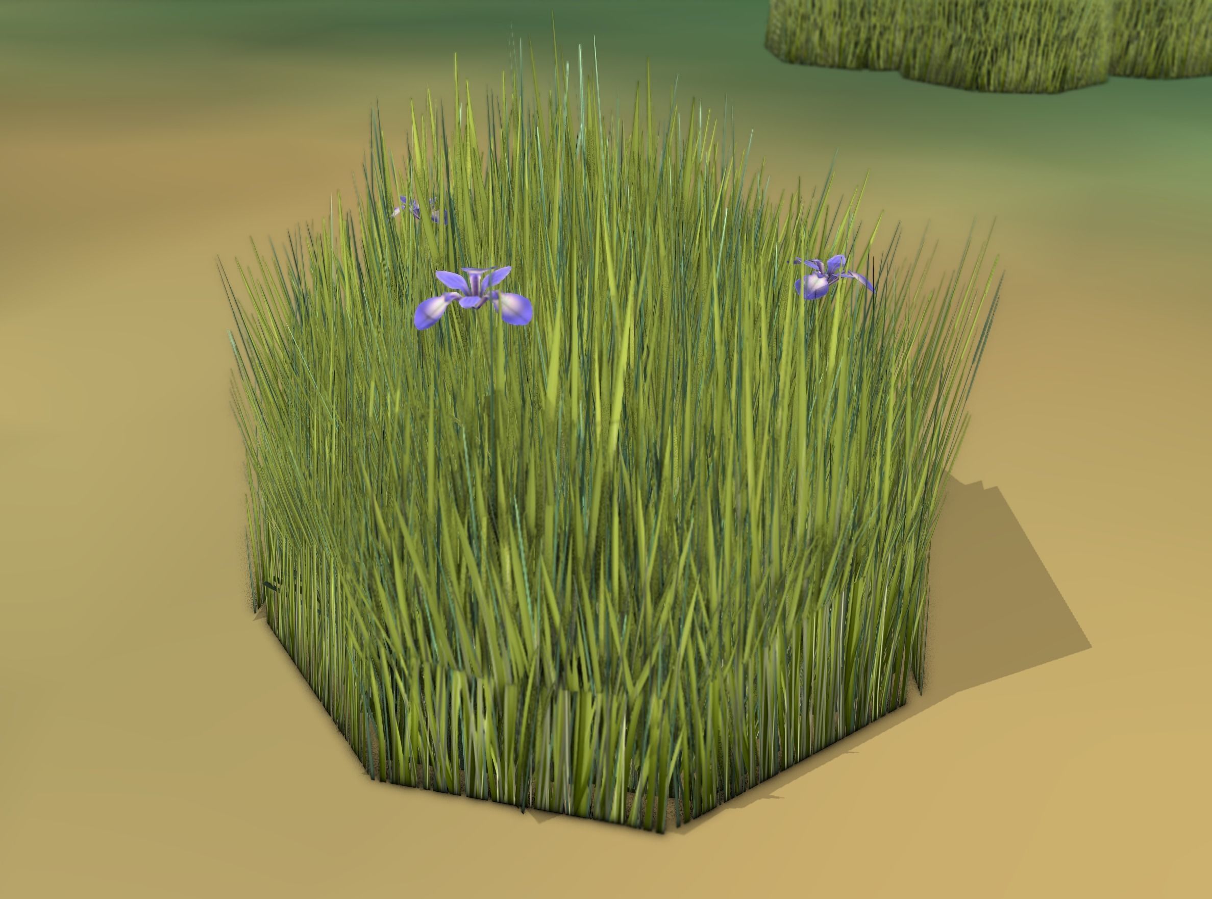 Reeds - Object 48 Low-poly 3D model_42