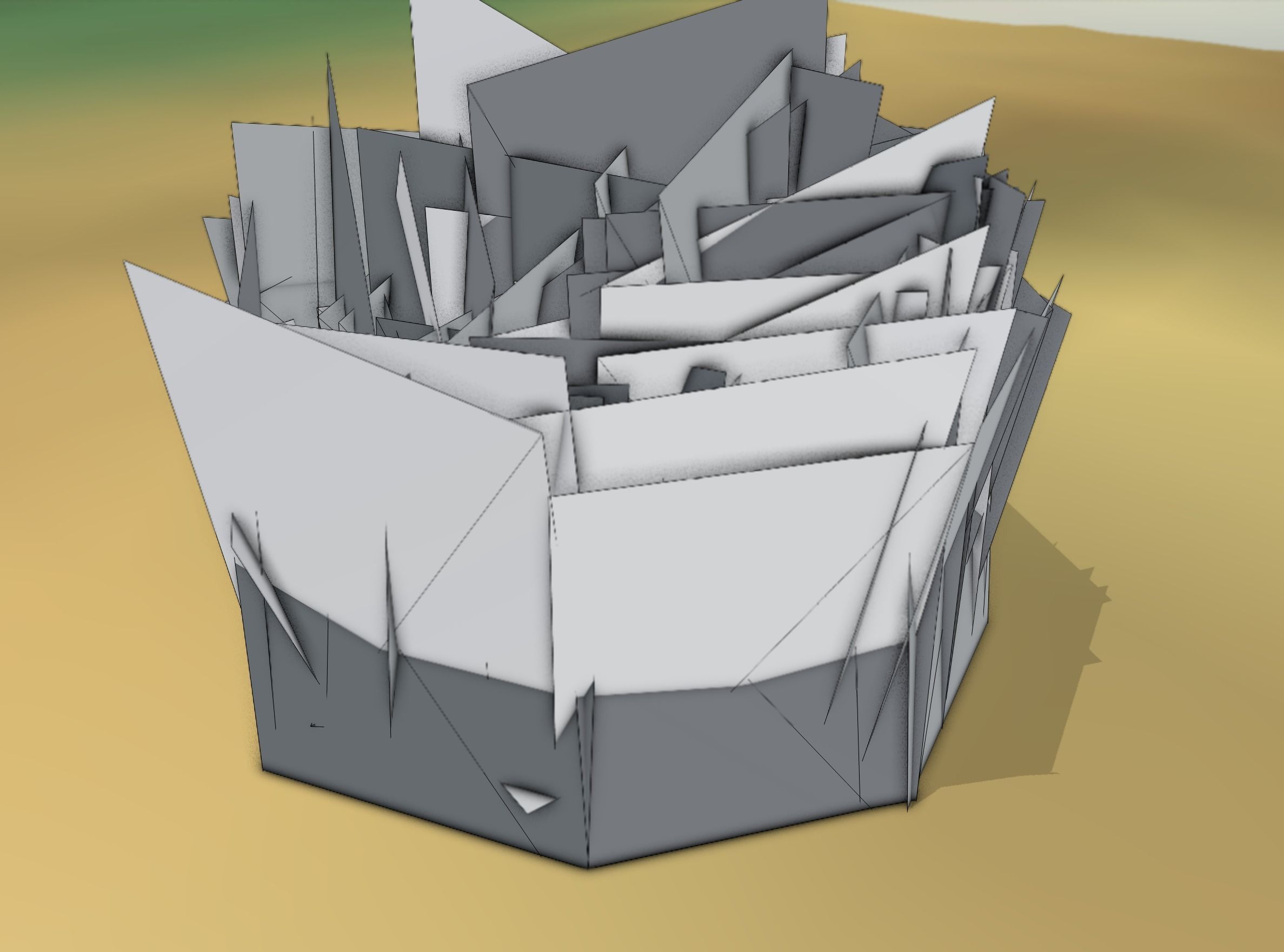 Reeds - Object 48 Low-poly 3D model_9