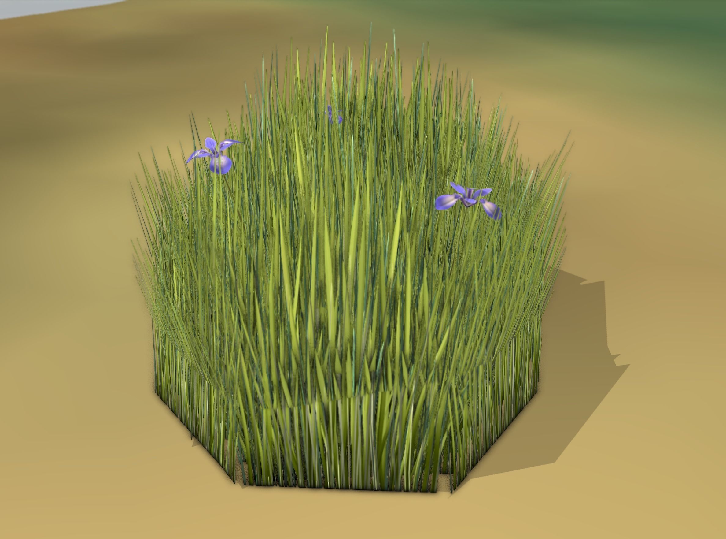 Reeds - Object 48 Low-poly 3D model_47