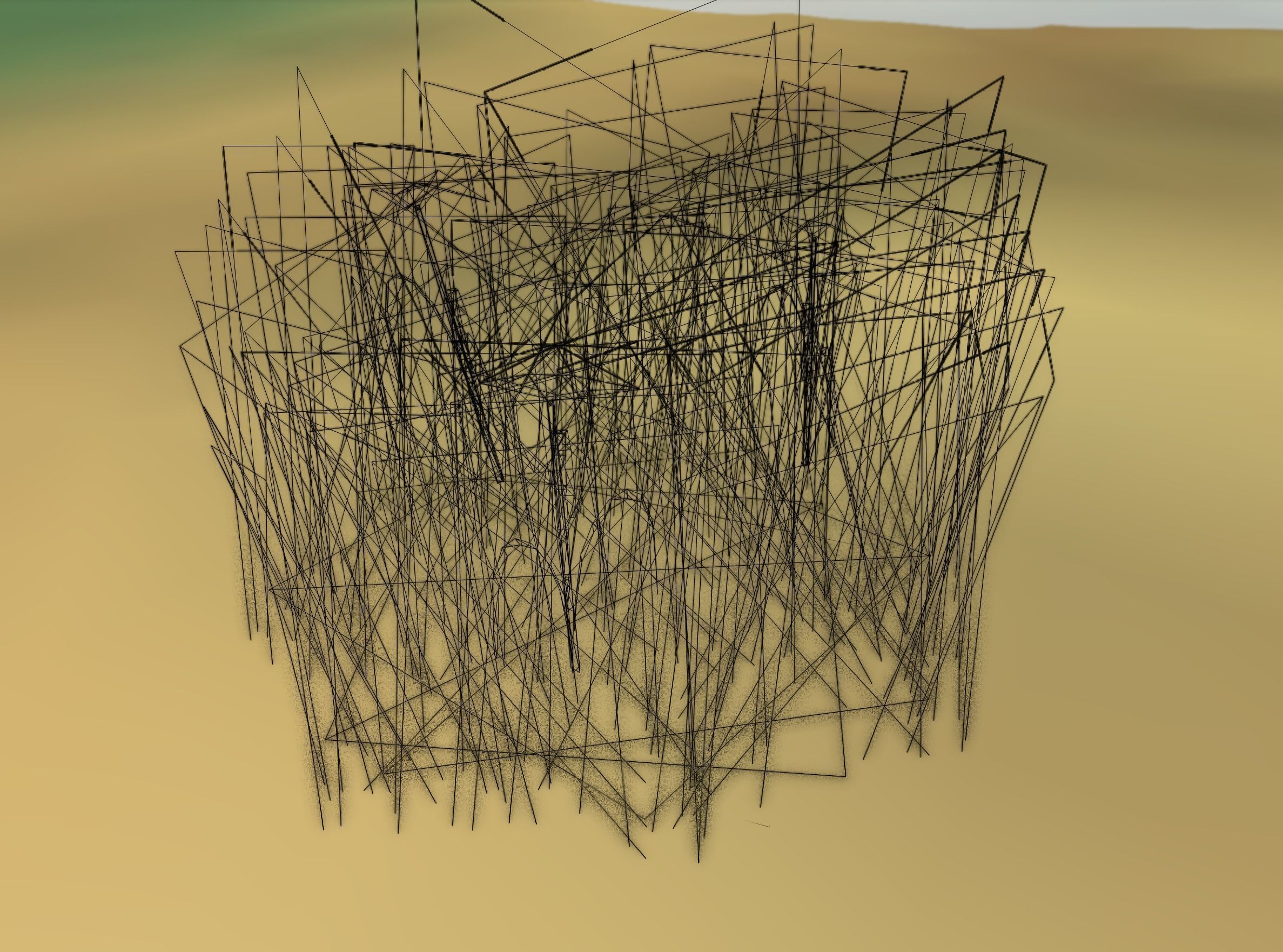 Reeds - Object 48 Low-poly 3D model_8