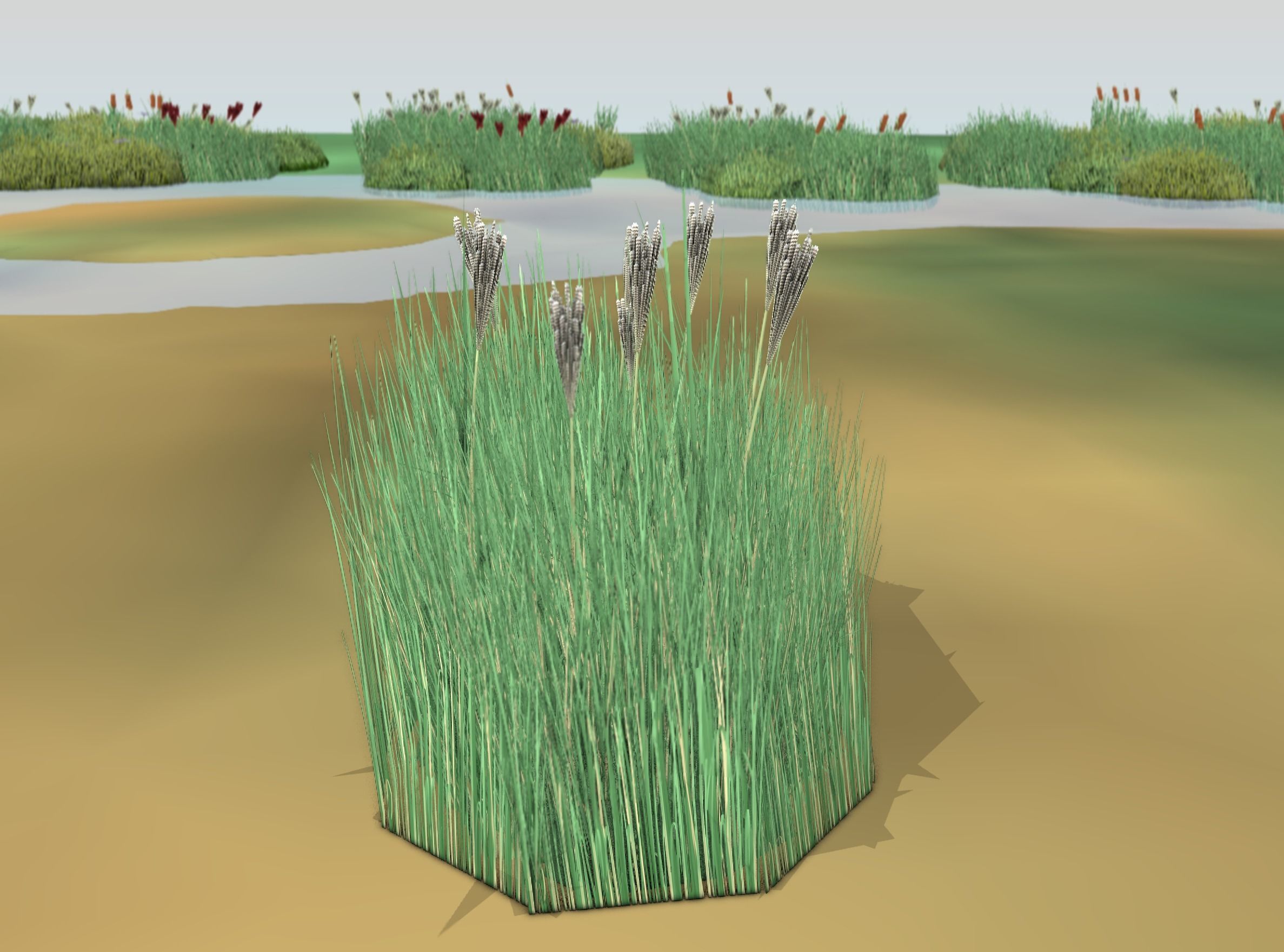 Reeds - Object 53 Low-poly 3D model_45