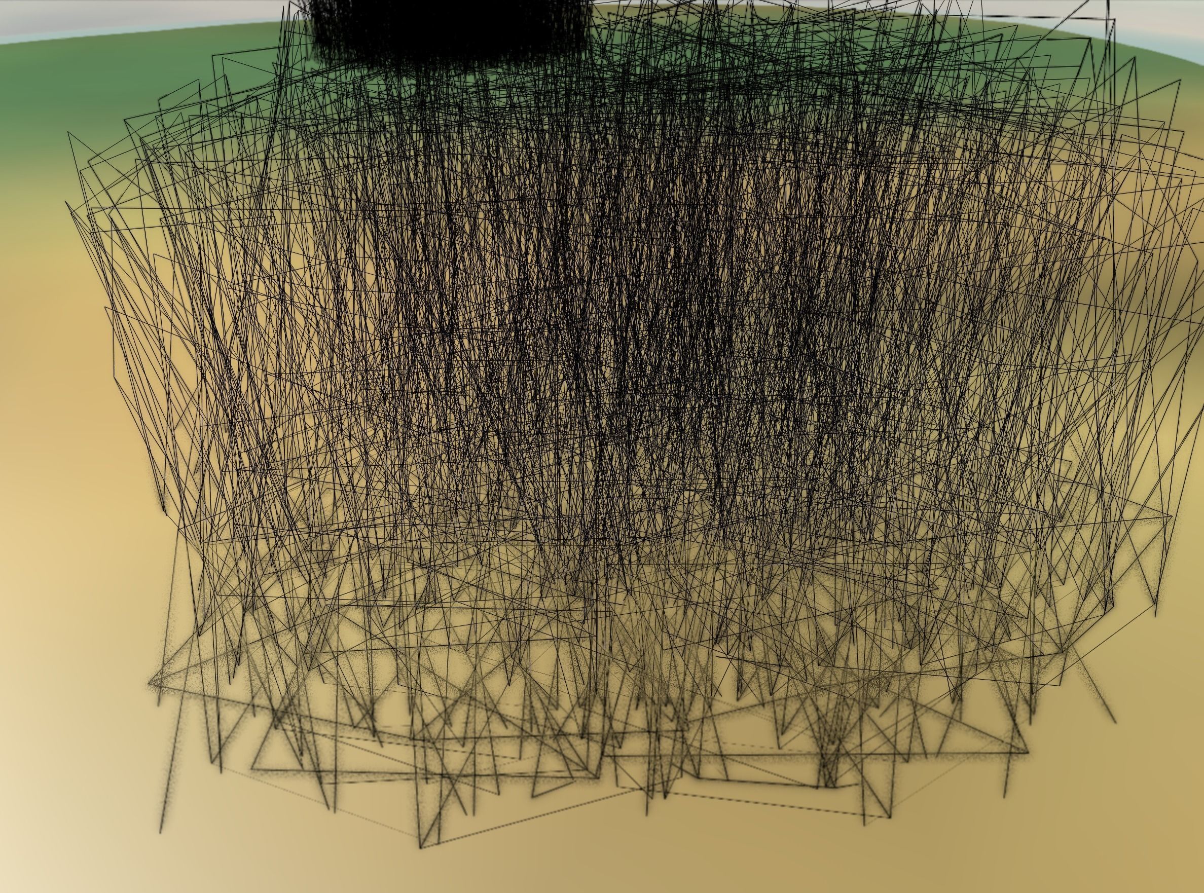 Reeds - Object 55 Low-poly 3D model_7