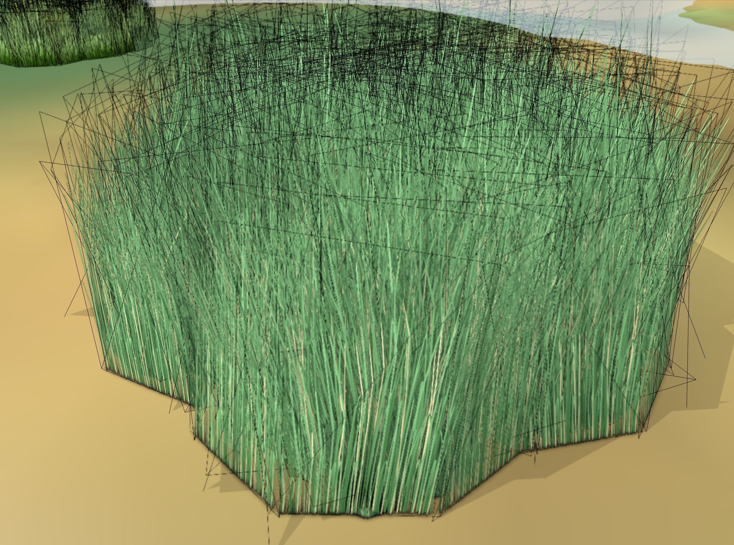 Reeds - Object 55 Low-poly 3D model_4