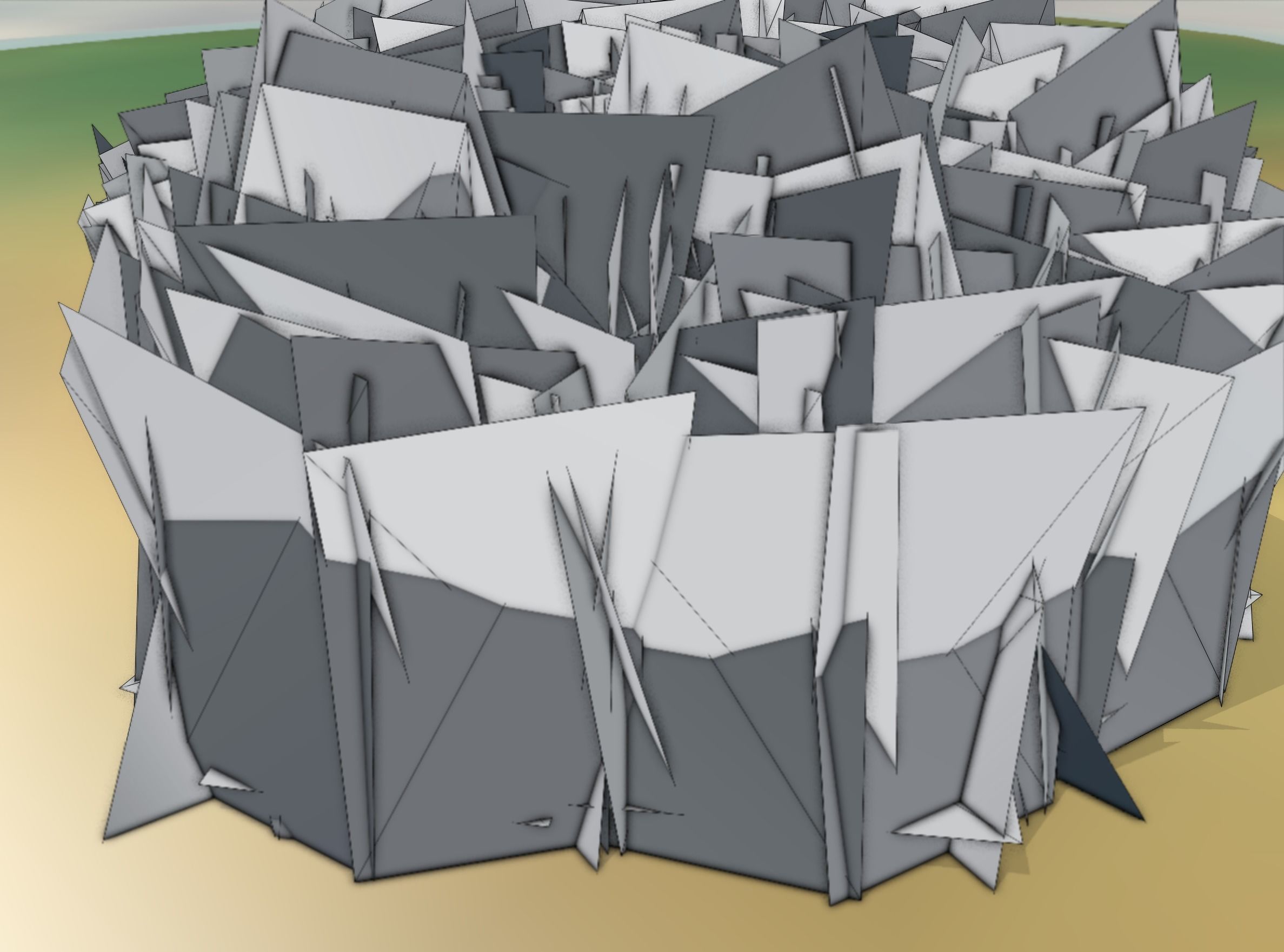 Reeds - Object 55 Low-poly 3D model_8