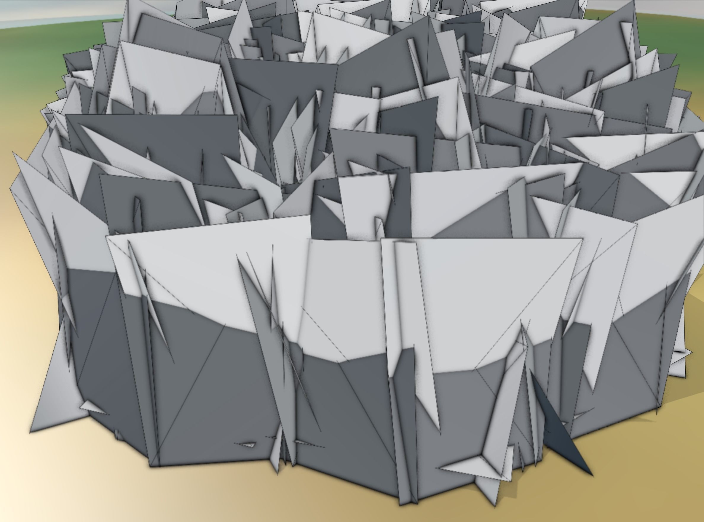 Reeds - Object 55 Low-poly 3D model_2