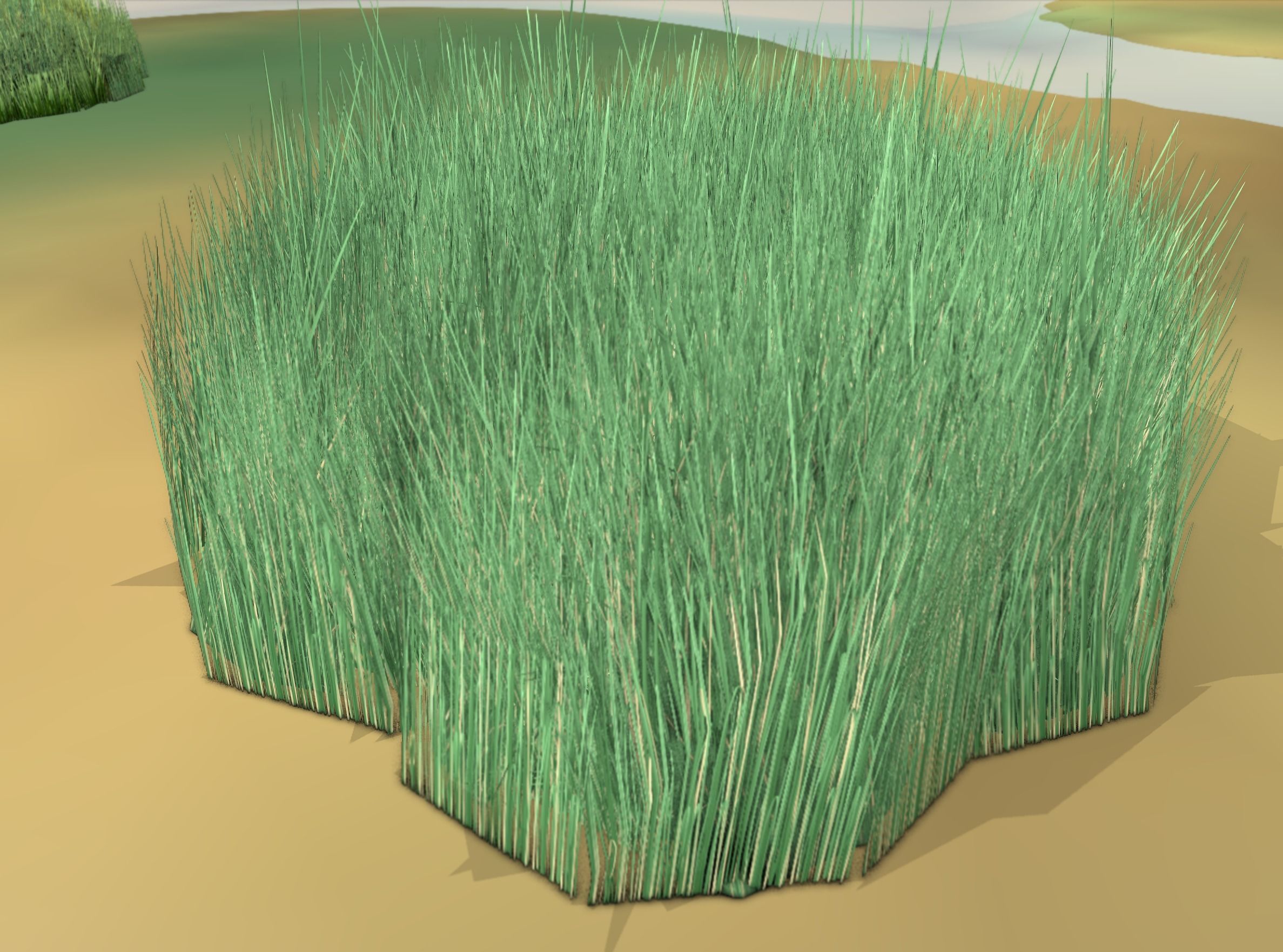 Reeds - Object 55 Low-poly 3D model_3