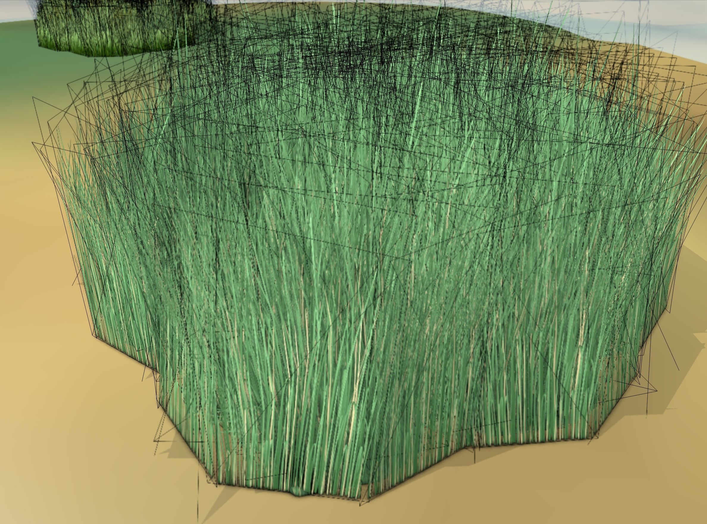 Reeds - Object 55 Low-poly 3D model_5